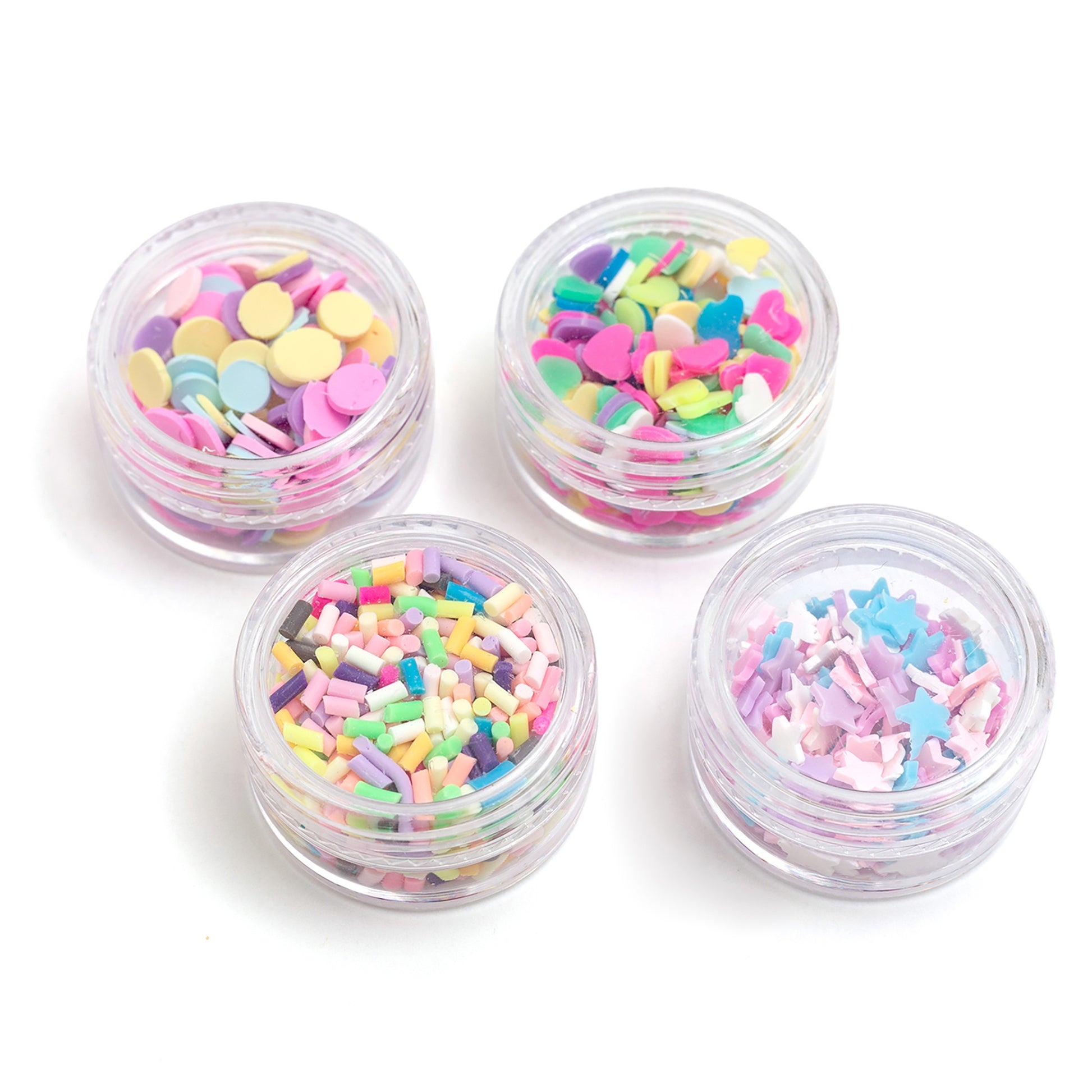 American Crafts Color Pour Resin Mix-Ins - Mini Confetti - Pastel 4 Pack