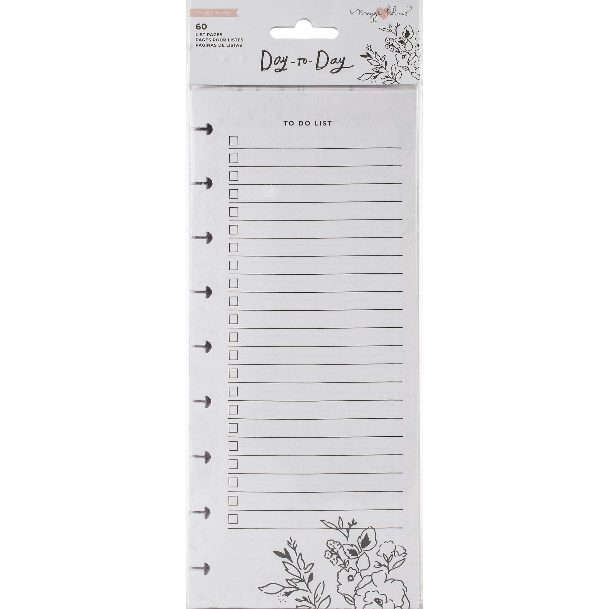 Maggie Holmes Day-To-Day Shopping & To-Do List Double-Sided Notepad