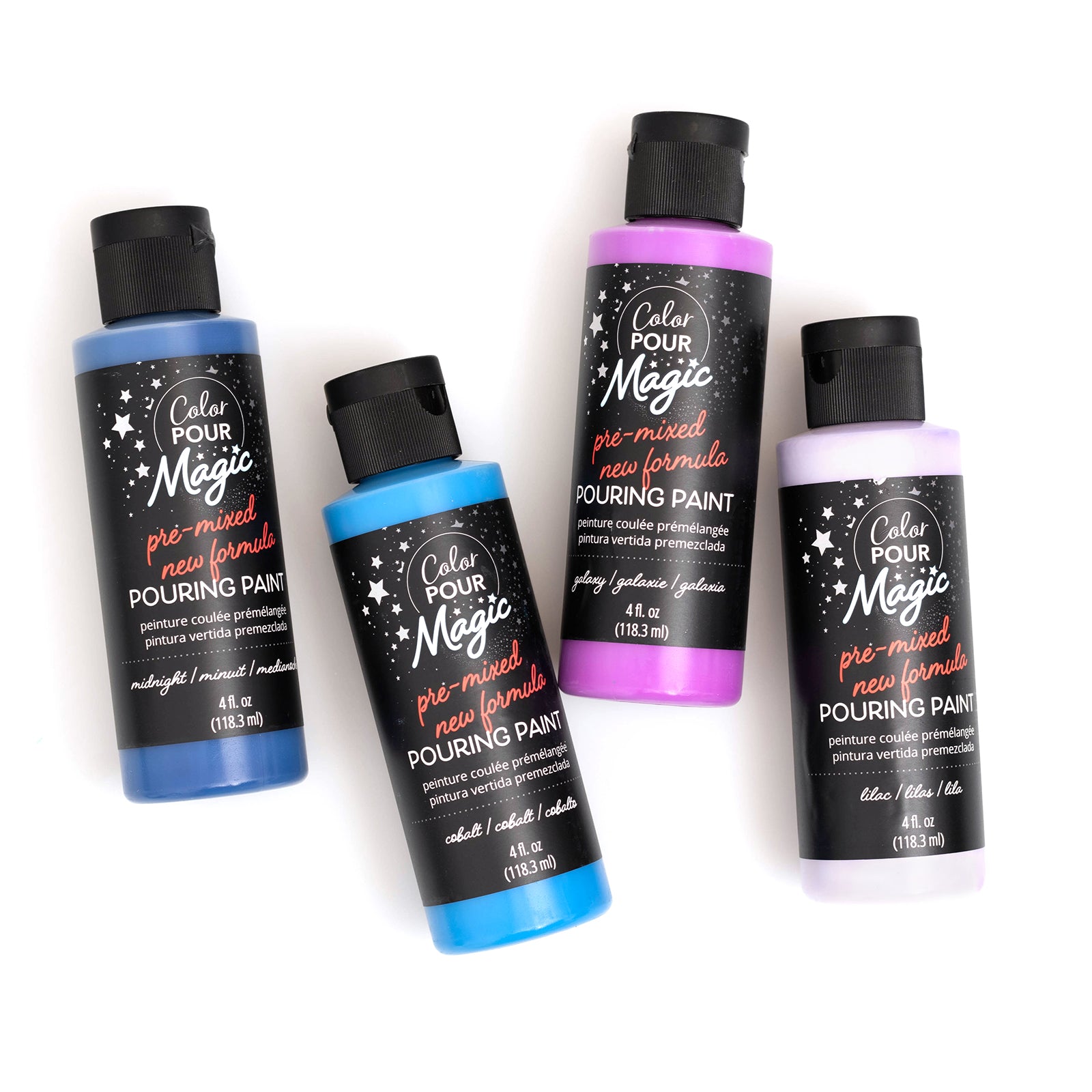 American Crafts Color Pour Magic Galaxy Surge Pre-Mixed Paint Kit