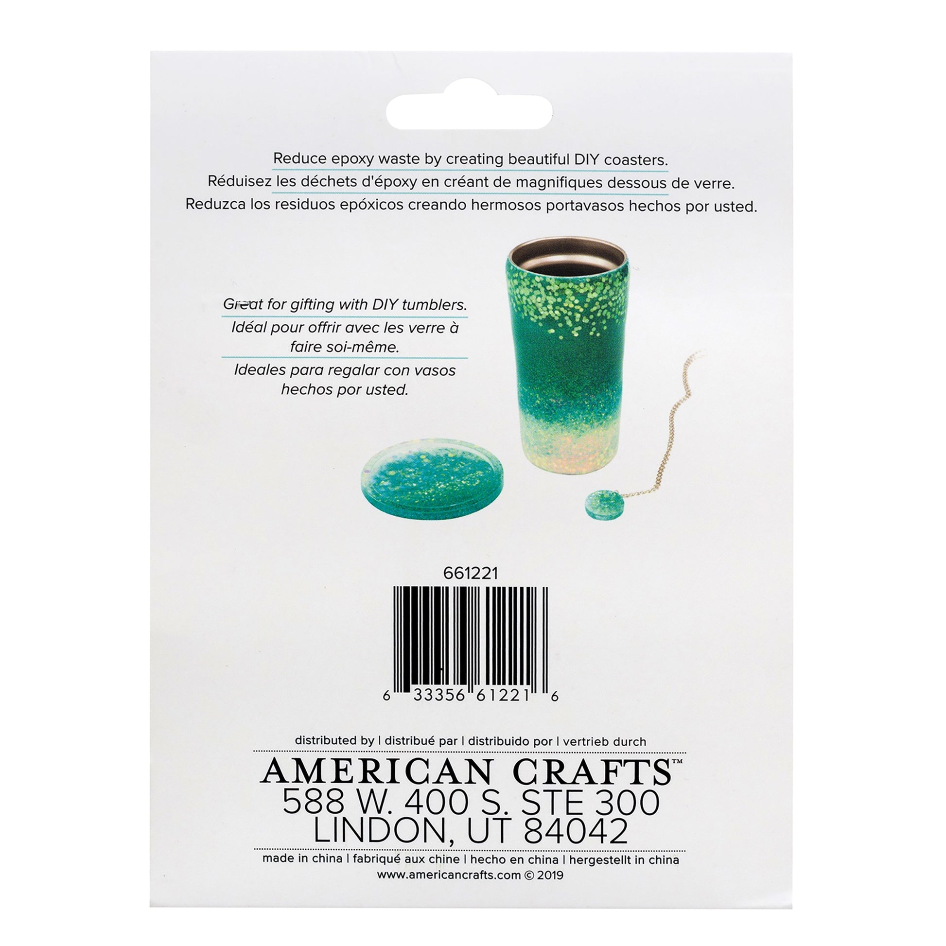 We R Makers Spin It Epoxy Mold 3/Pkg - Coaster