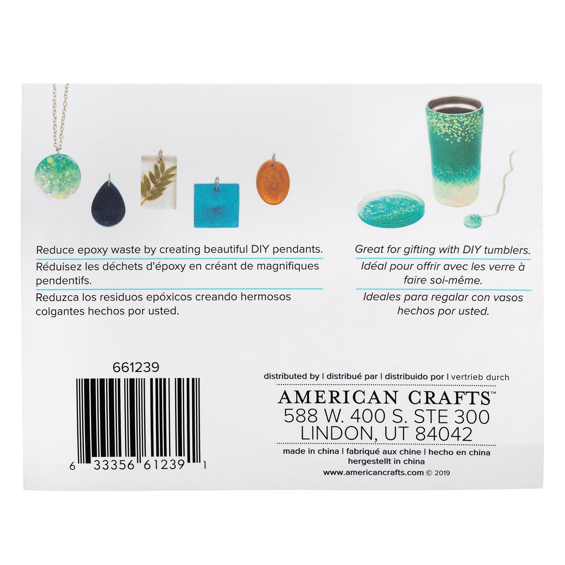 We R Makers Spin It Epoxy Mold 5/Pkg-Pendant