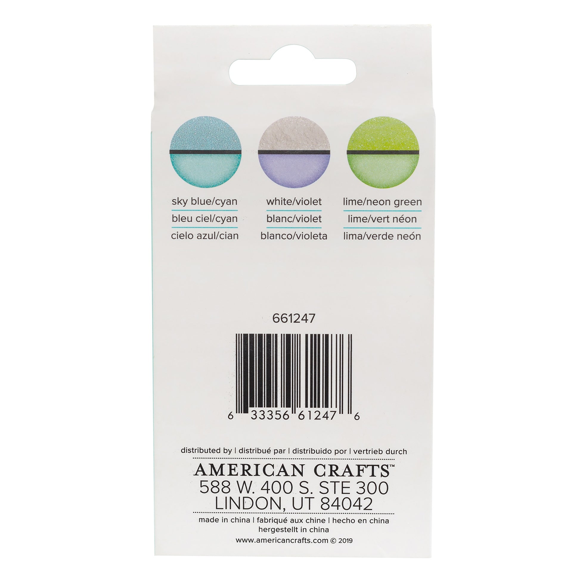 We R Makers Spin It Glitter 3/Pkg - Glow-In-The-Dark