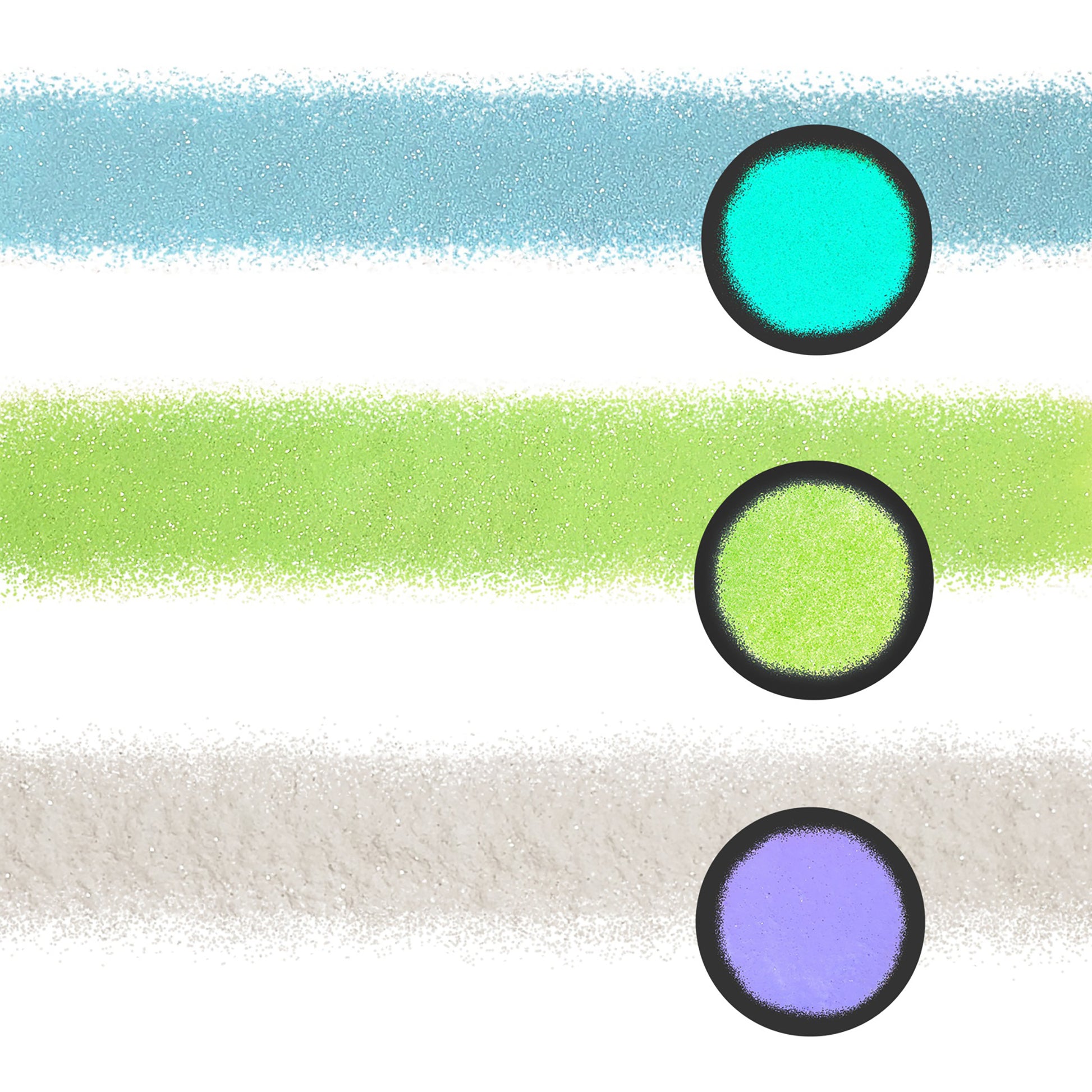 We R Makers Spin It Glitter 3/Pkg - Glow-In-The-Dark