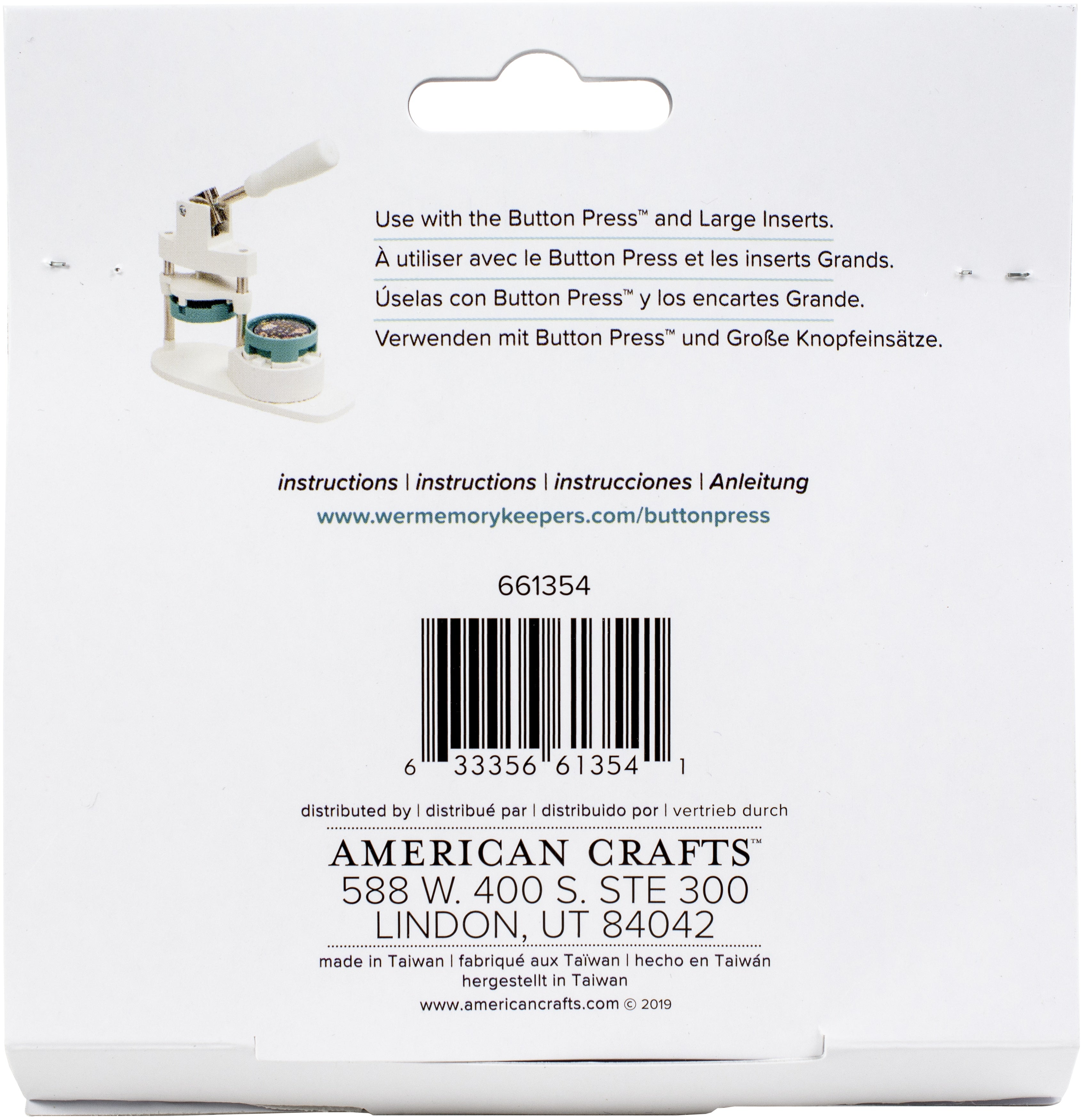 We R Makers Button Press Rosette Kit - 2 Pack