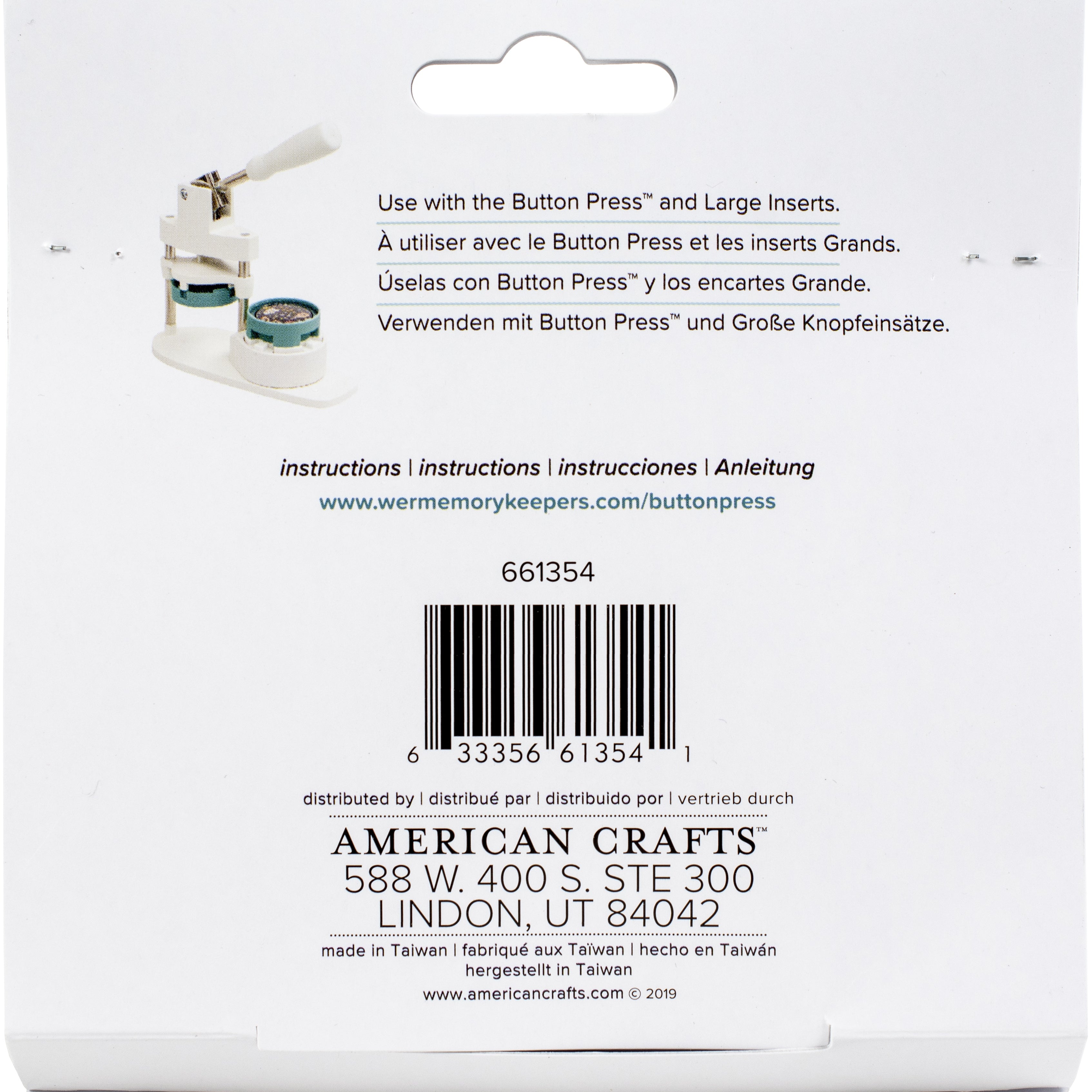 We R Makers Button Press Rosette Kit - 2 Pack