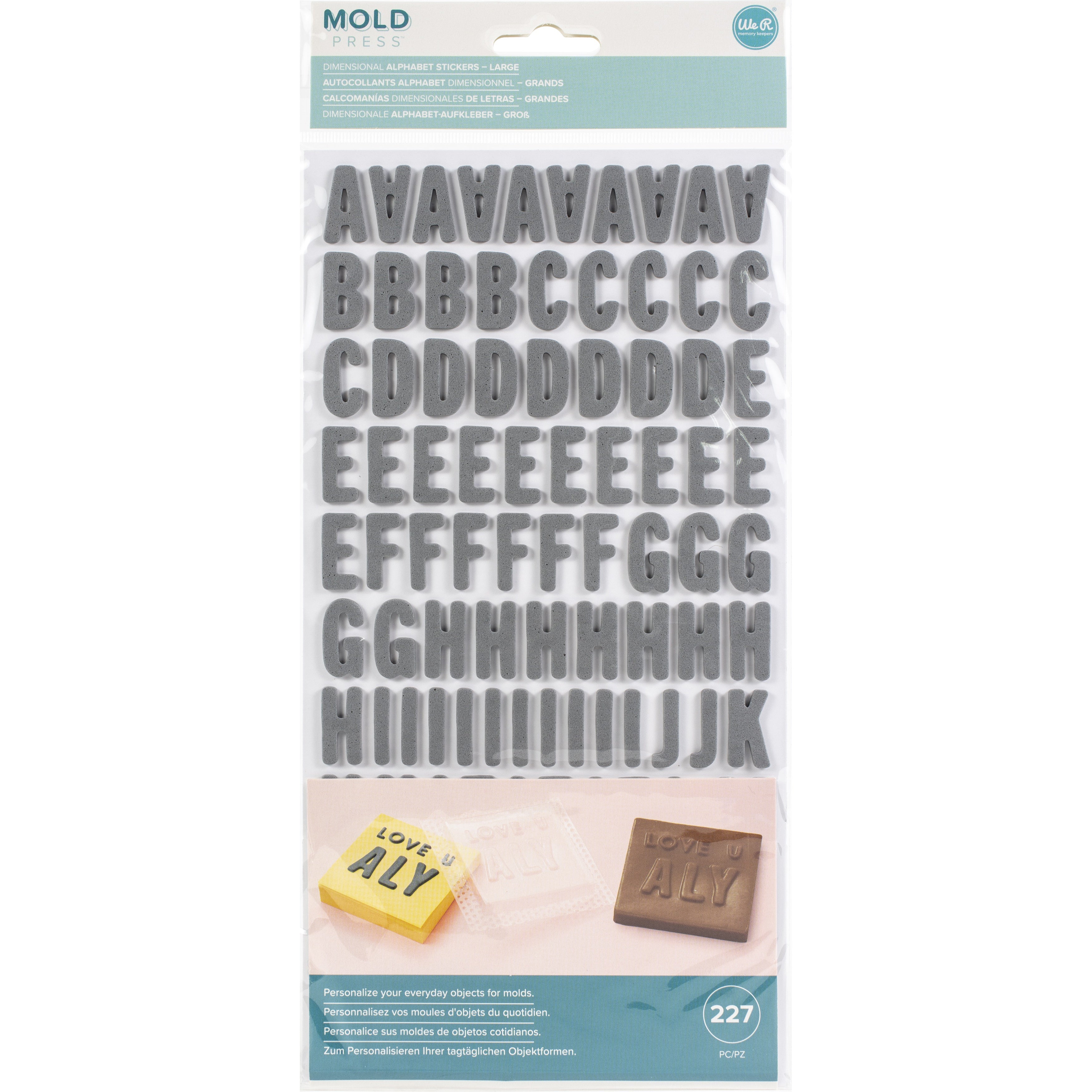 We R Makers Mold Press Alpha Thickers-Large