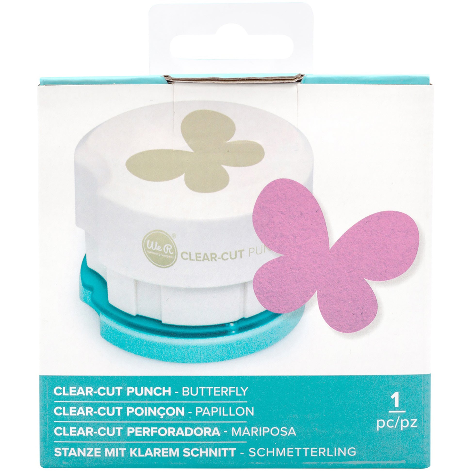 2" Clear-Cut Butterfly Punch from We R Makers