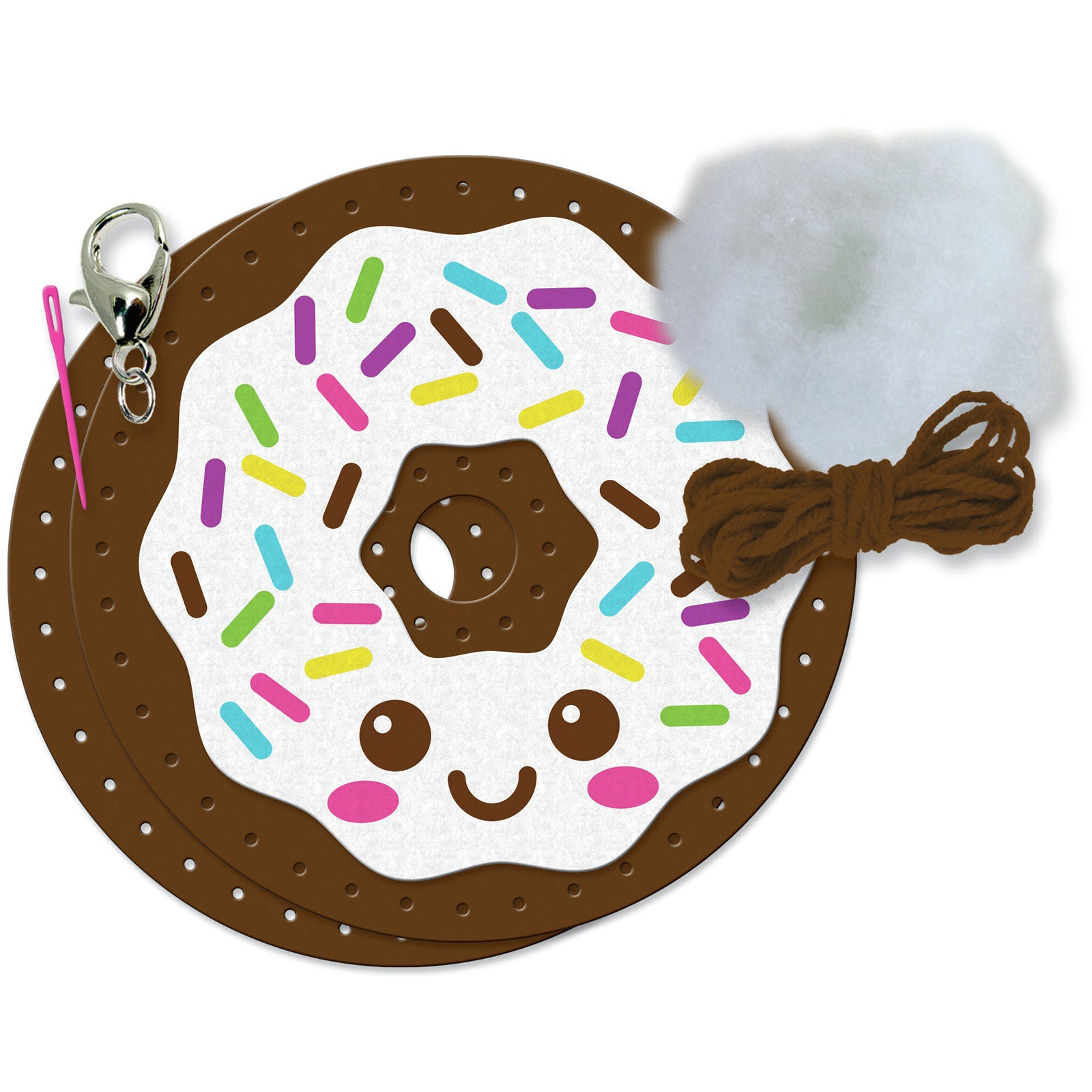 Sew Cute! Felt Donut Backpack Clip Kit