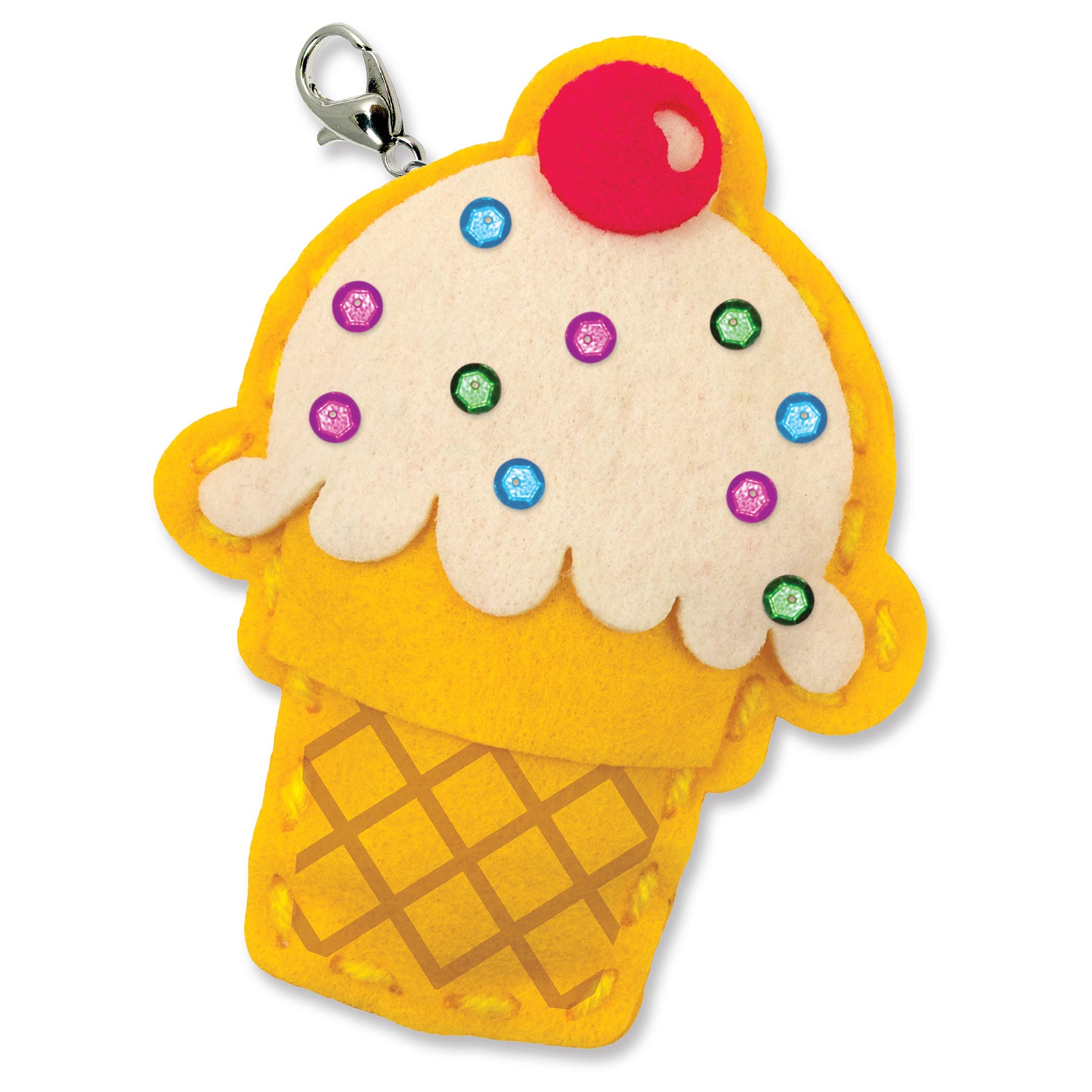 Sew Cute! Felt Ice Cream Backpack Clip Kit