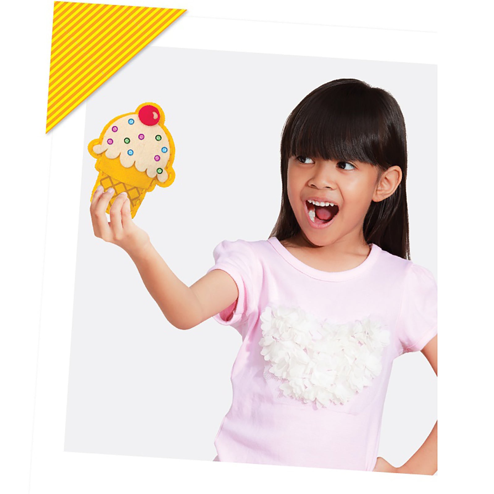 Sew Cute! Felt Ice Cream Backpack Clip Kit