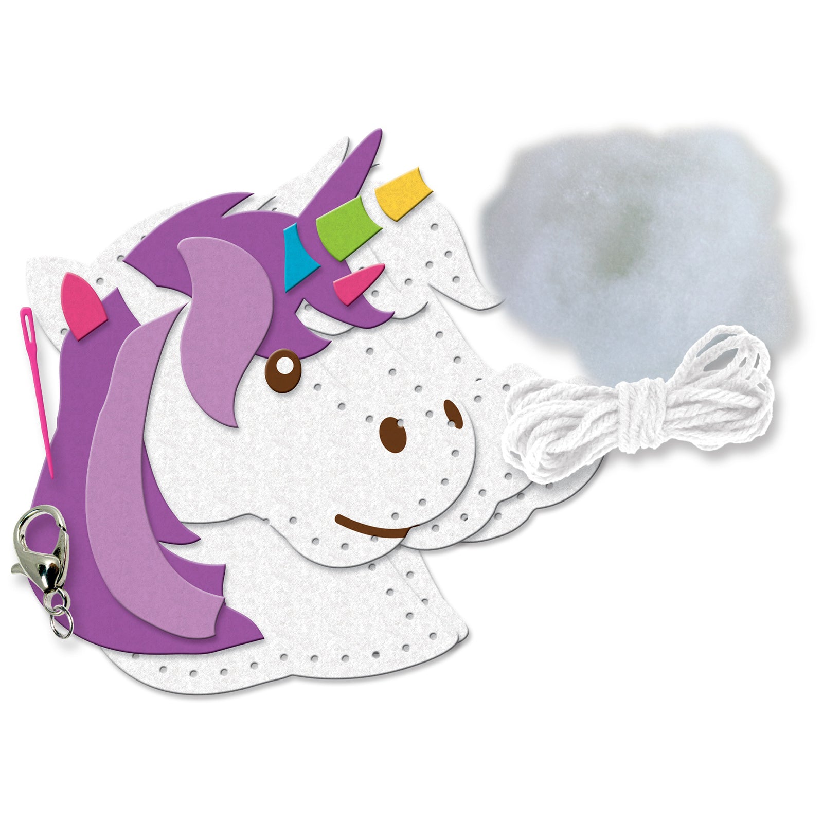 Sew Cute! Felt Unicorn Backpack Clip Kit