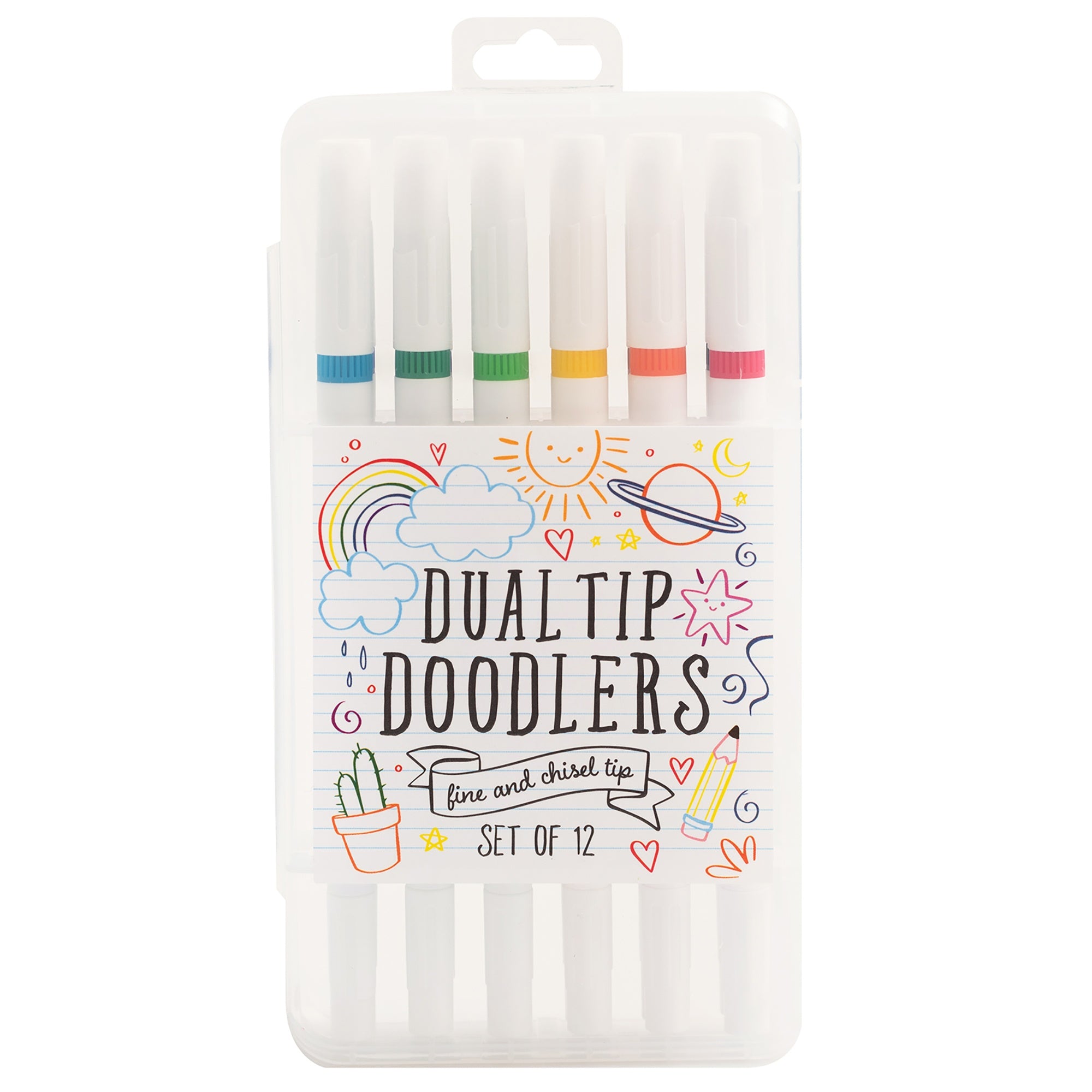 American Crafts Markers - Dual Tip Doodlers, 12 pack