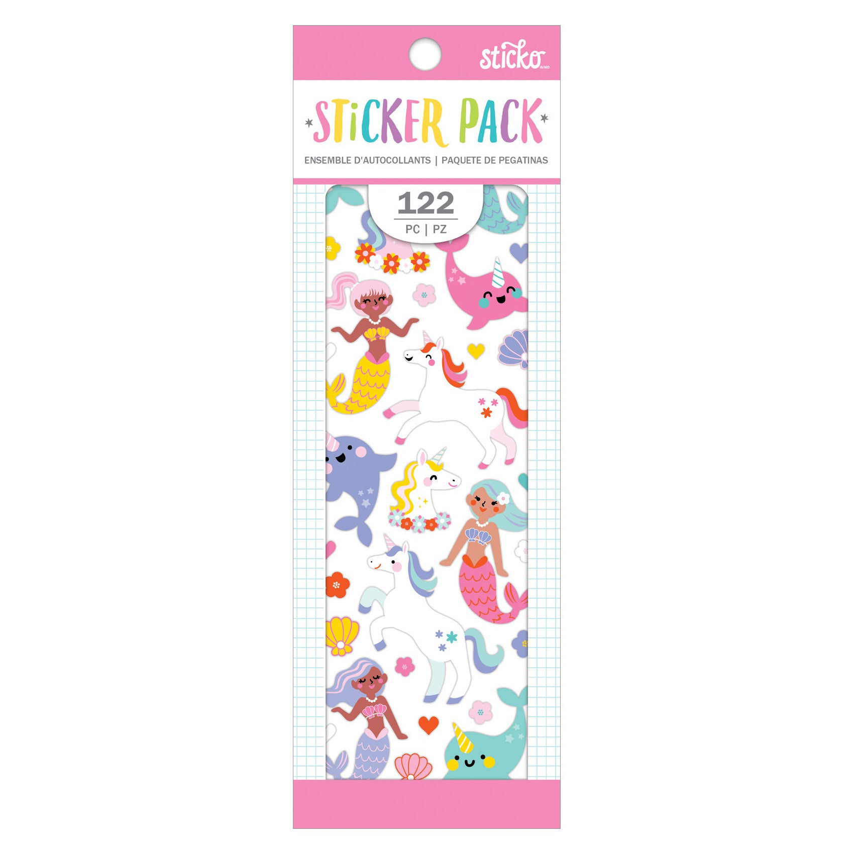 Sticko Fantasy Animals Sticker Pack - 122 Stickers