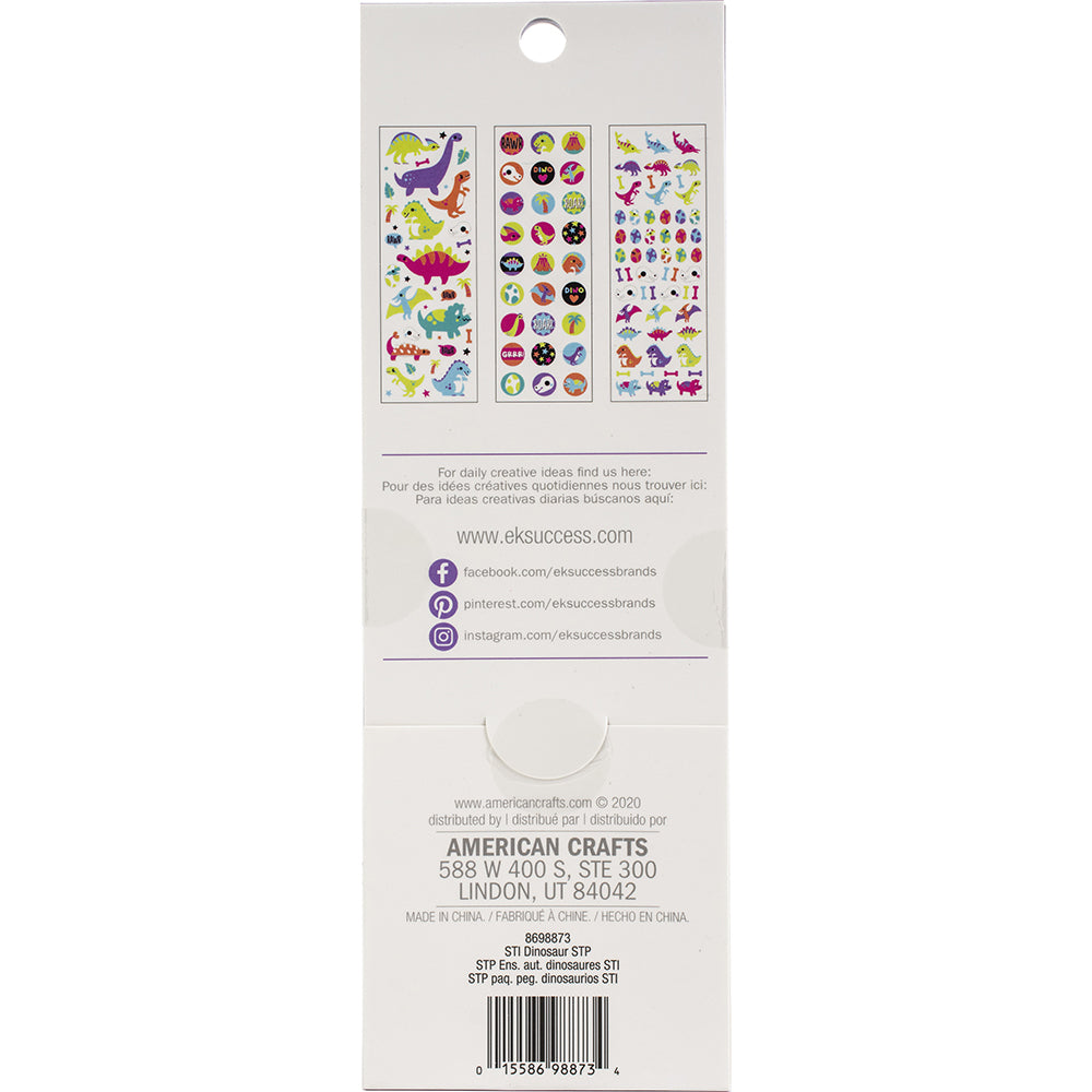 Sticko Sticker Pack - Dinosaur, 123pcs