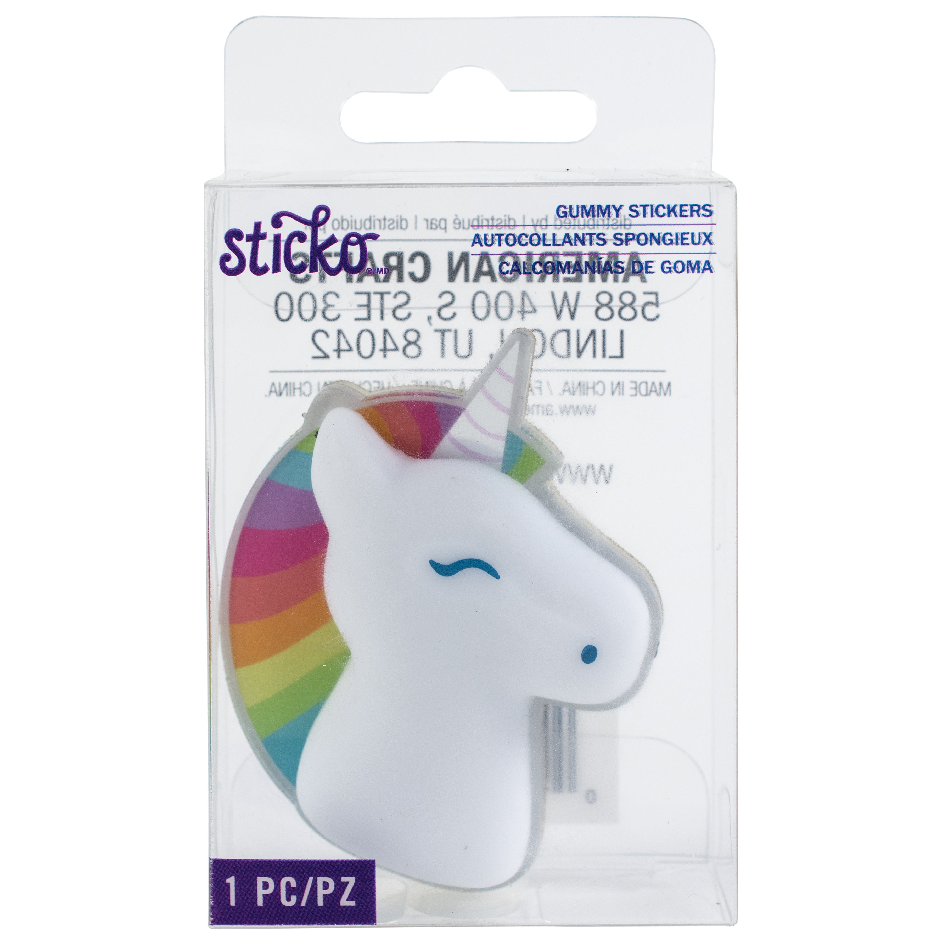 Sticko Gummy Stickers - Unicorn