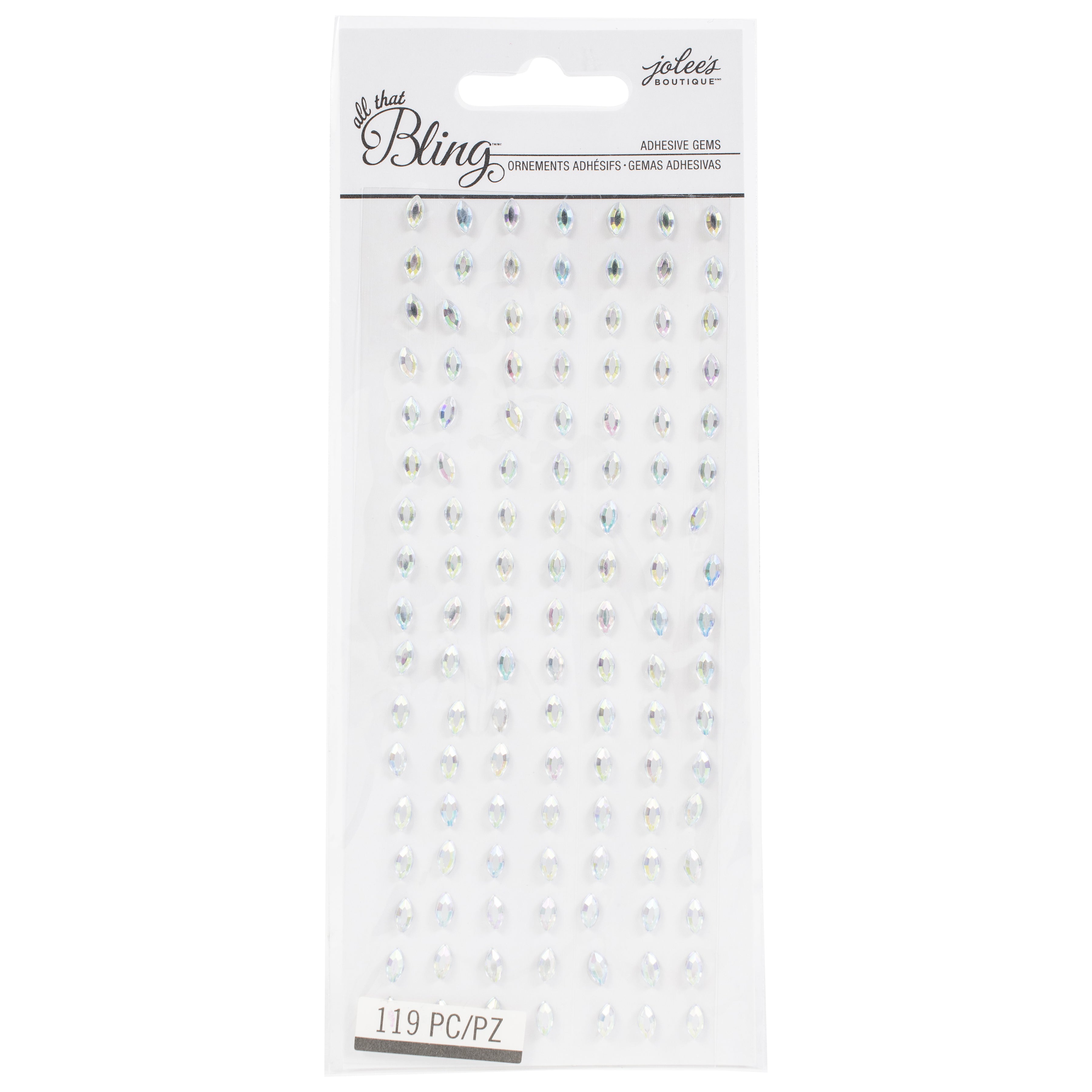 Jolee's Boutique Bling Embellishments - Iridescent Horse Eye Gems