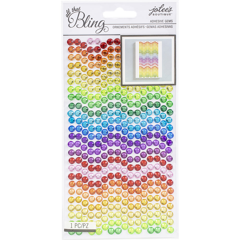 Jolee's Boutique Bling Embellishments-Radiant Rainbow