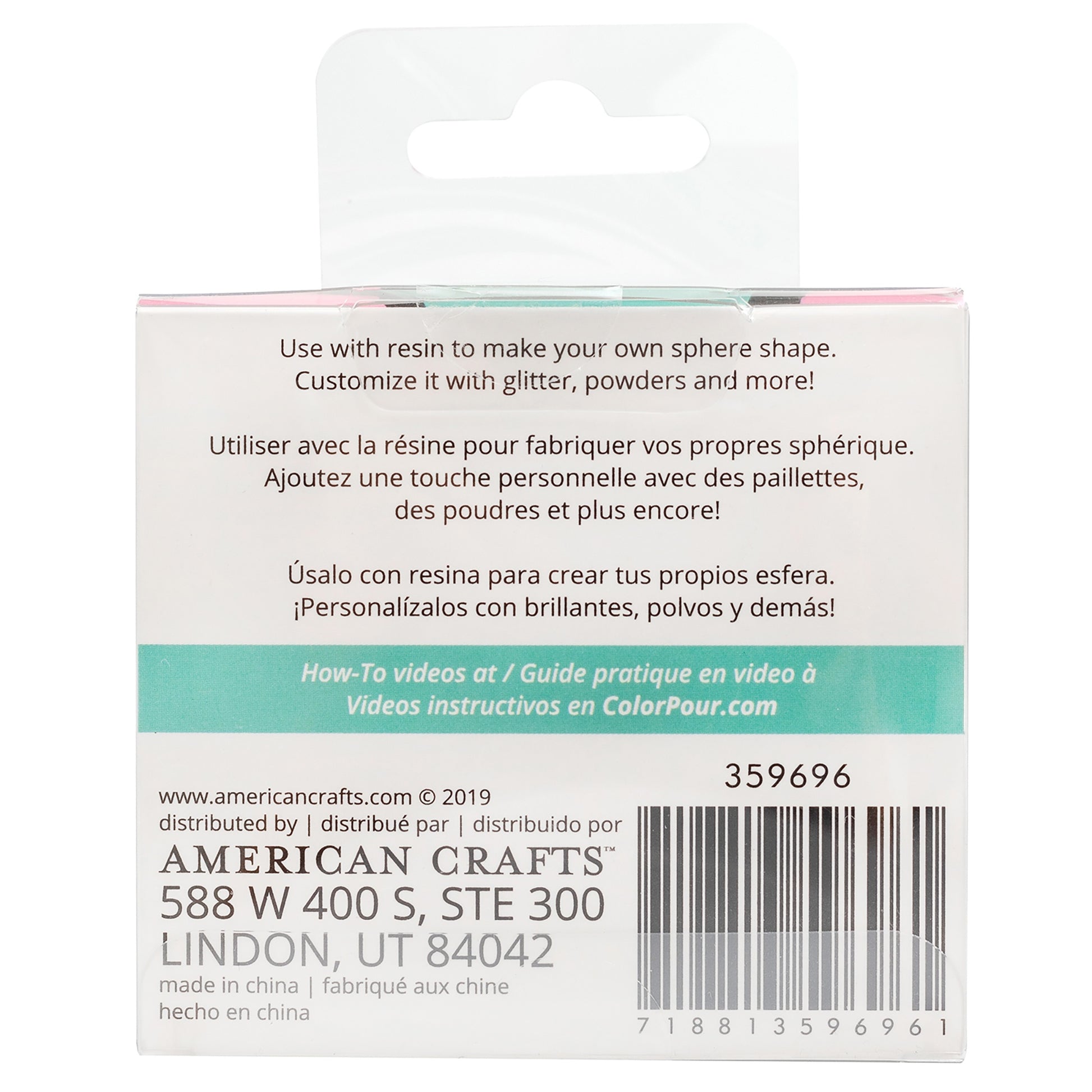 American Crafts Color Pour Large Diamond Resin Mold