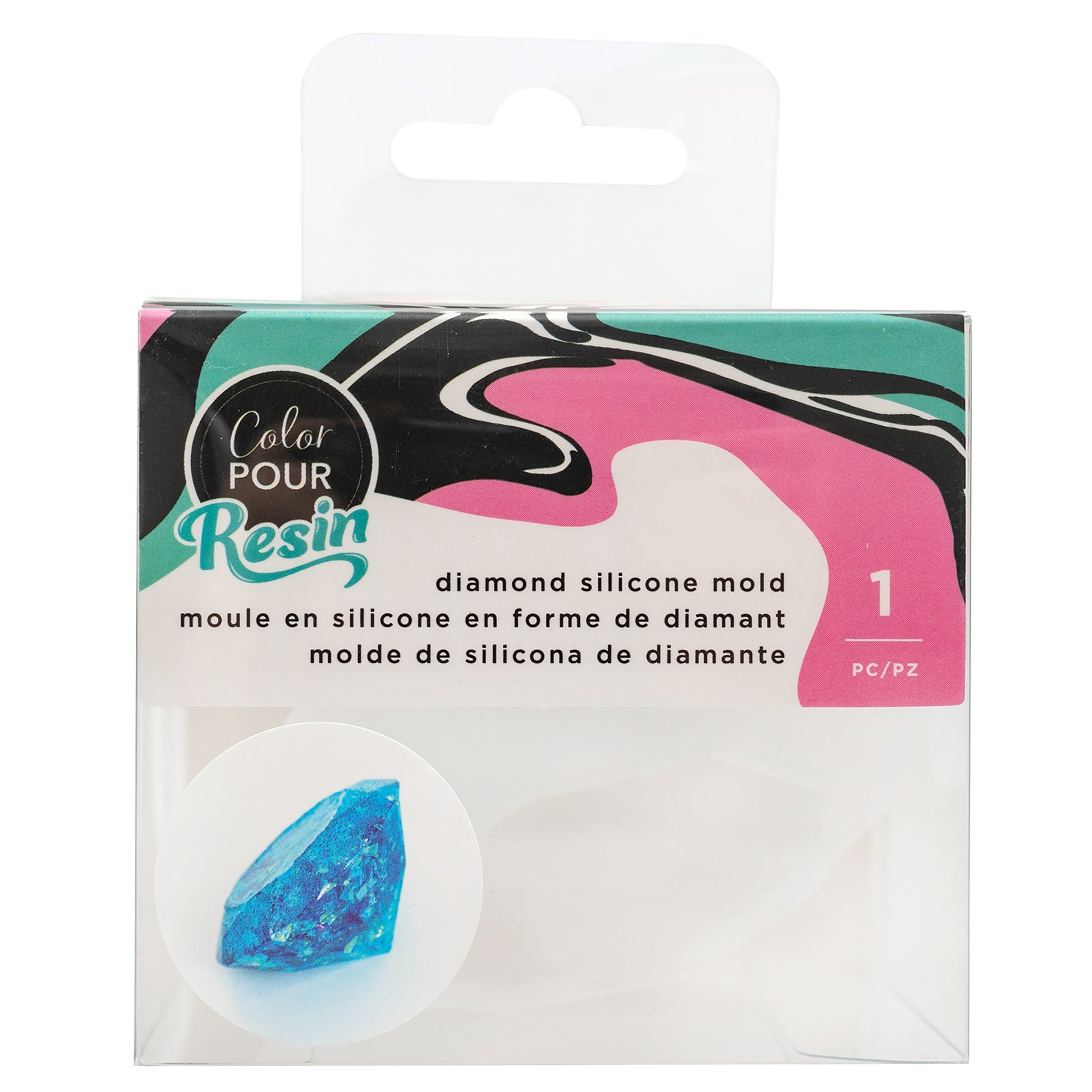 American Crafts Color Pour Large Diamond Resin Mold