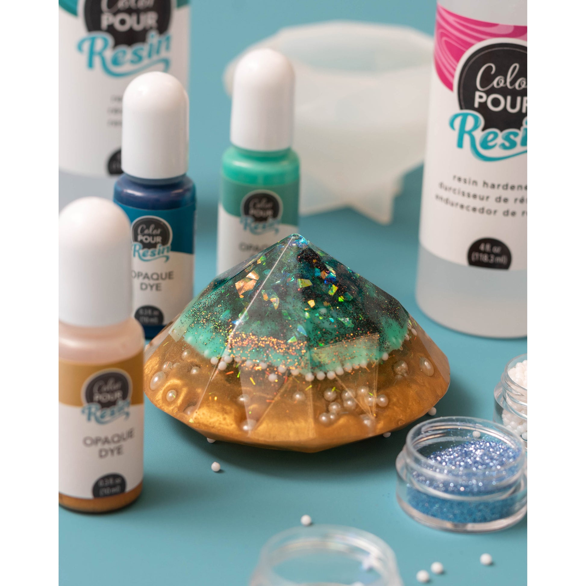 American Crafts Color Pour Large Diamond Resin Mold