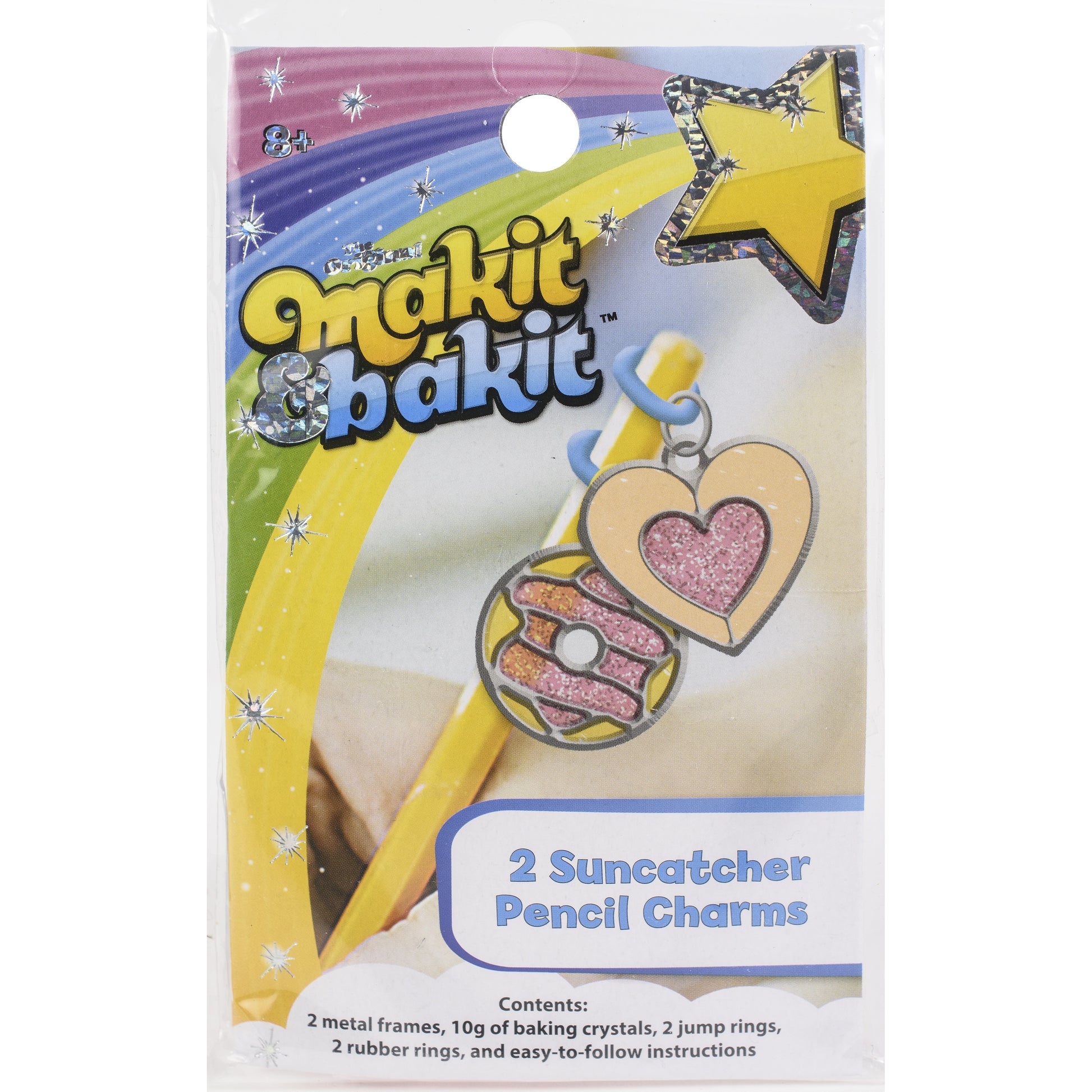 Makit & Bakit Suncatcher Pencil Charms Kit - Makes 2