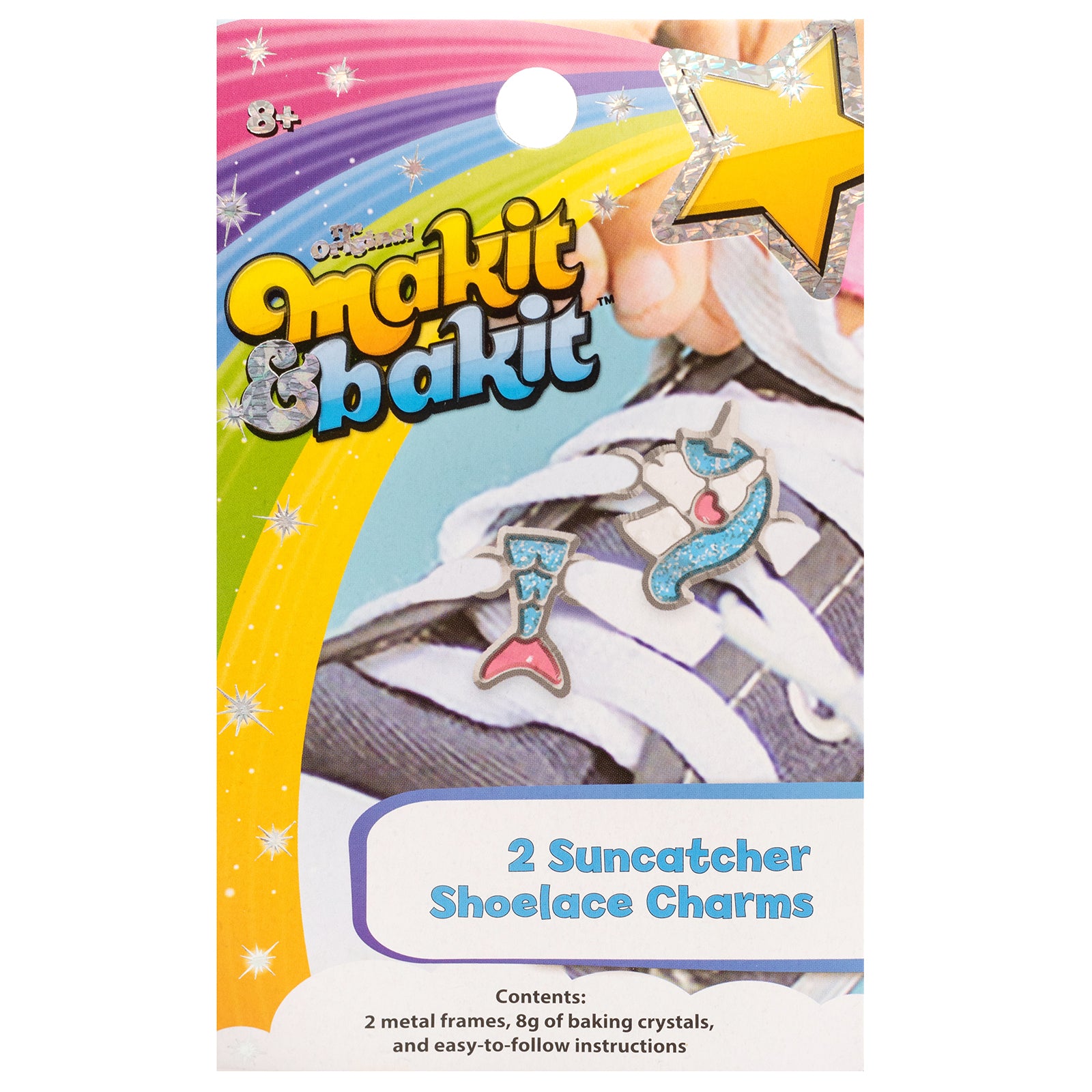 Makit & Bakit Suncatcher Shoelace Charms Kit - Makes 2