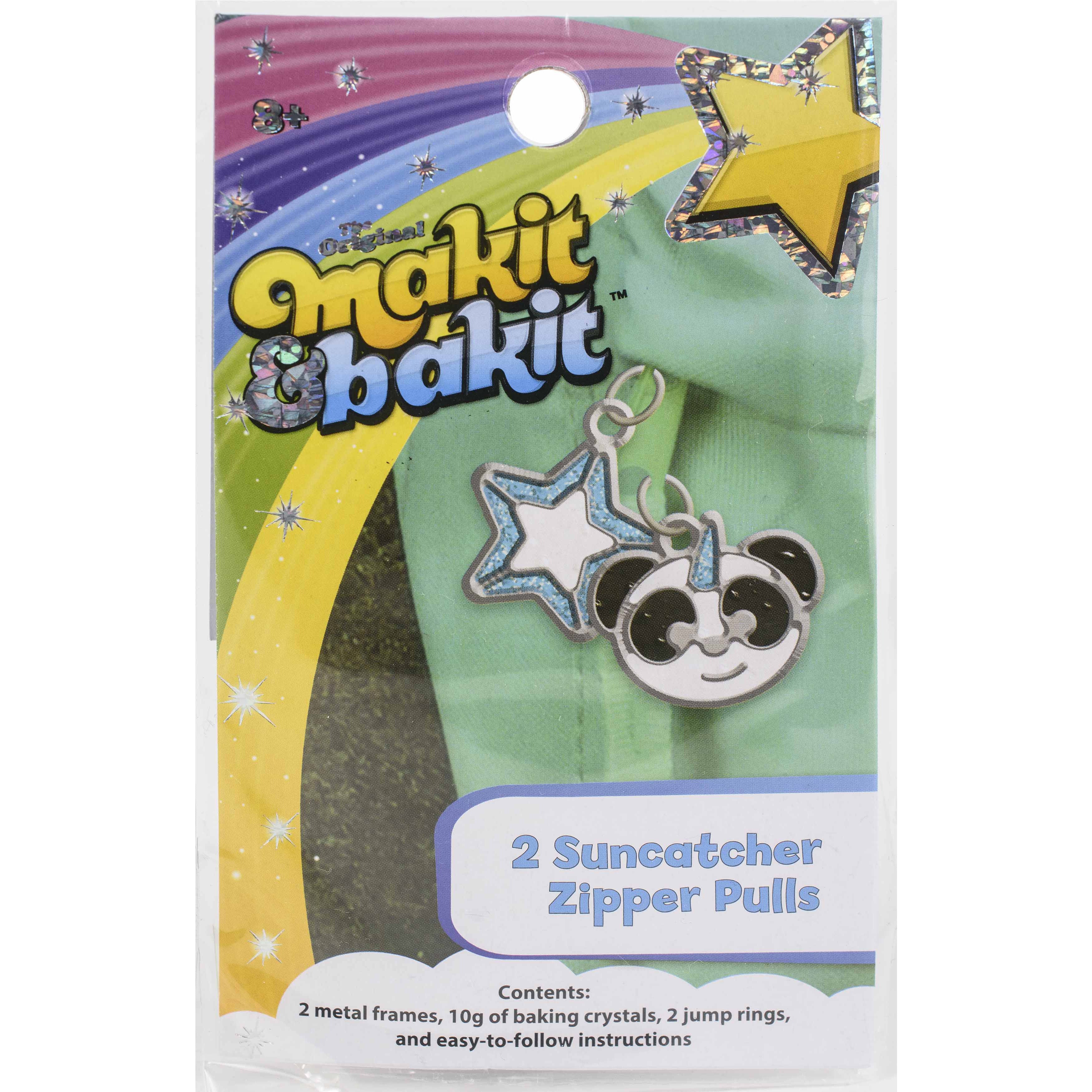 Makit & Bakit Suncatcher Zipper Pull Charms Kit - Makes 2
