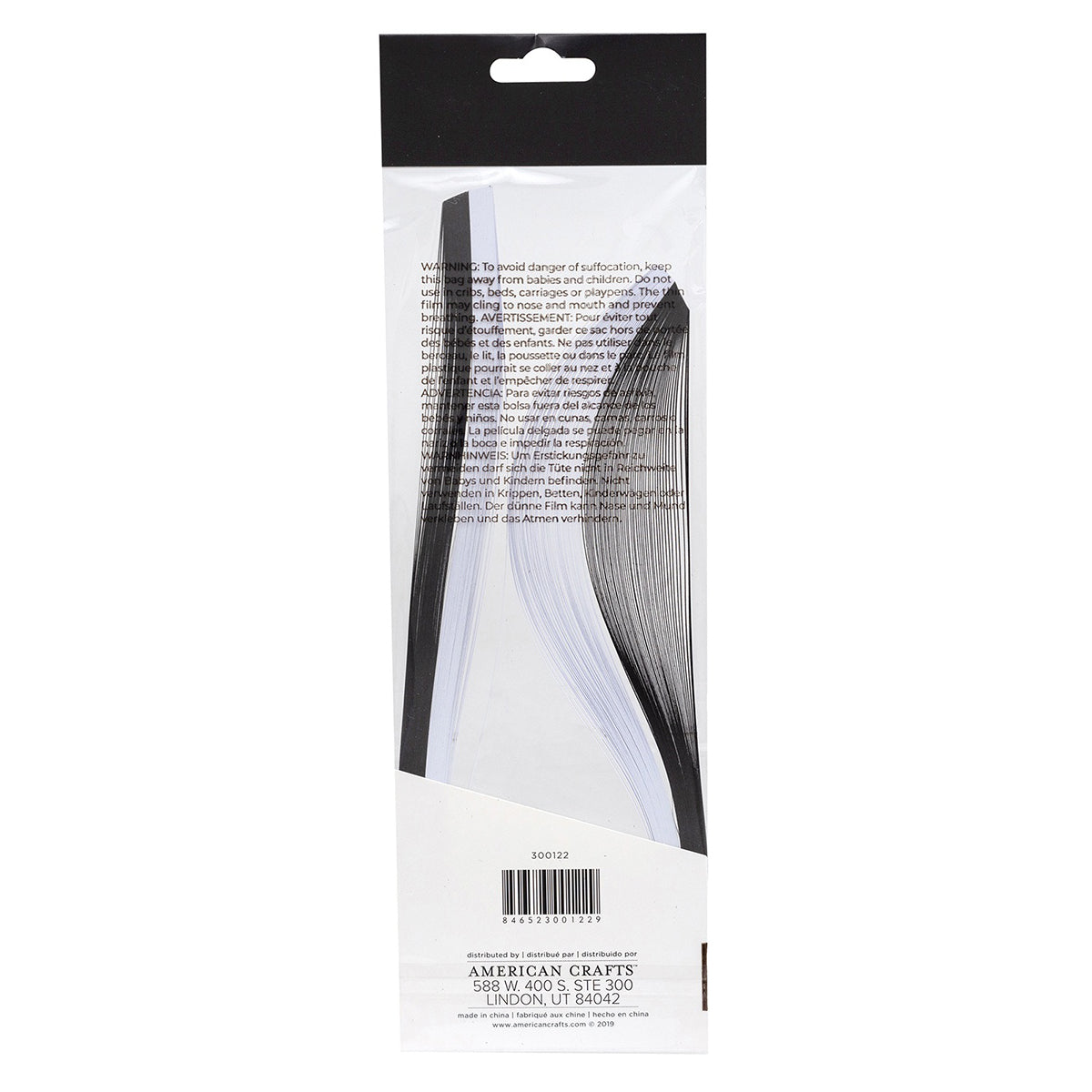 Bazzill Quilling Strip Paper Pack - 100 Pack, Assorted Styles