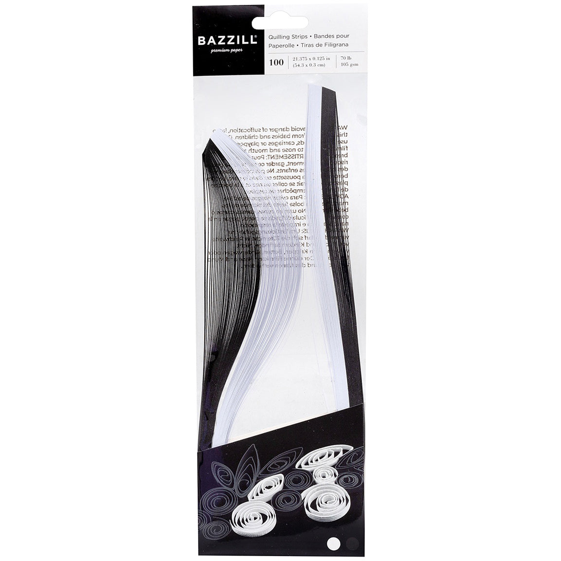 Bazzill Quilling Strip Paper Pack - 100 Pack, Available in Multiple Styles