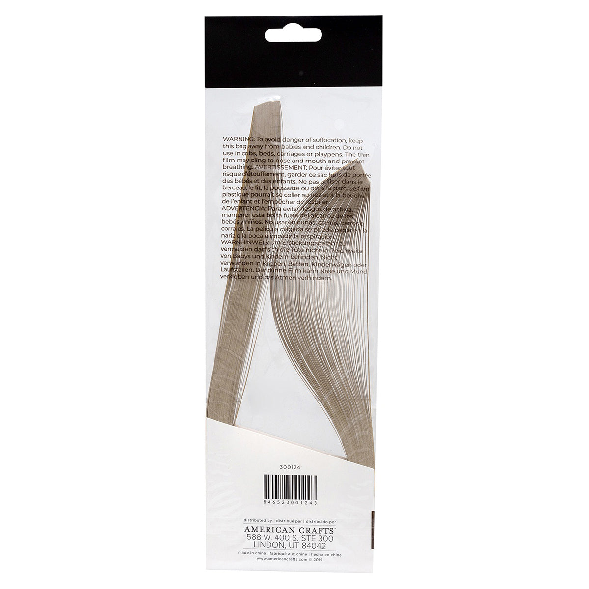 Bazzill Quilling Strip Paper Pack - 100 Pack, Assorted Styles