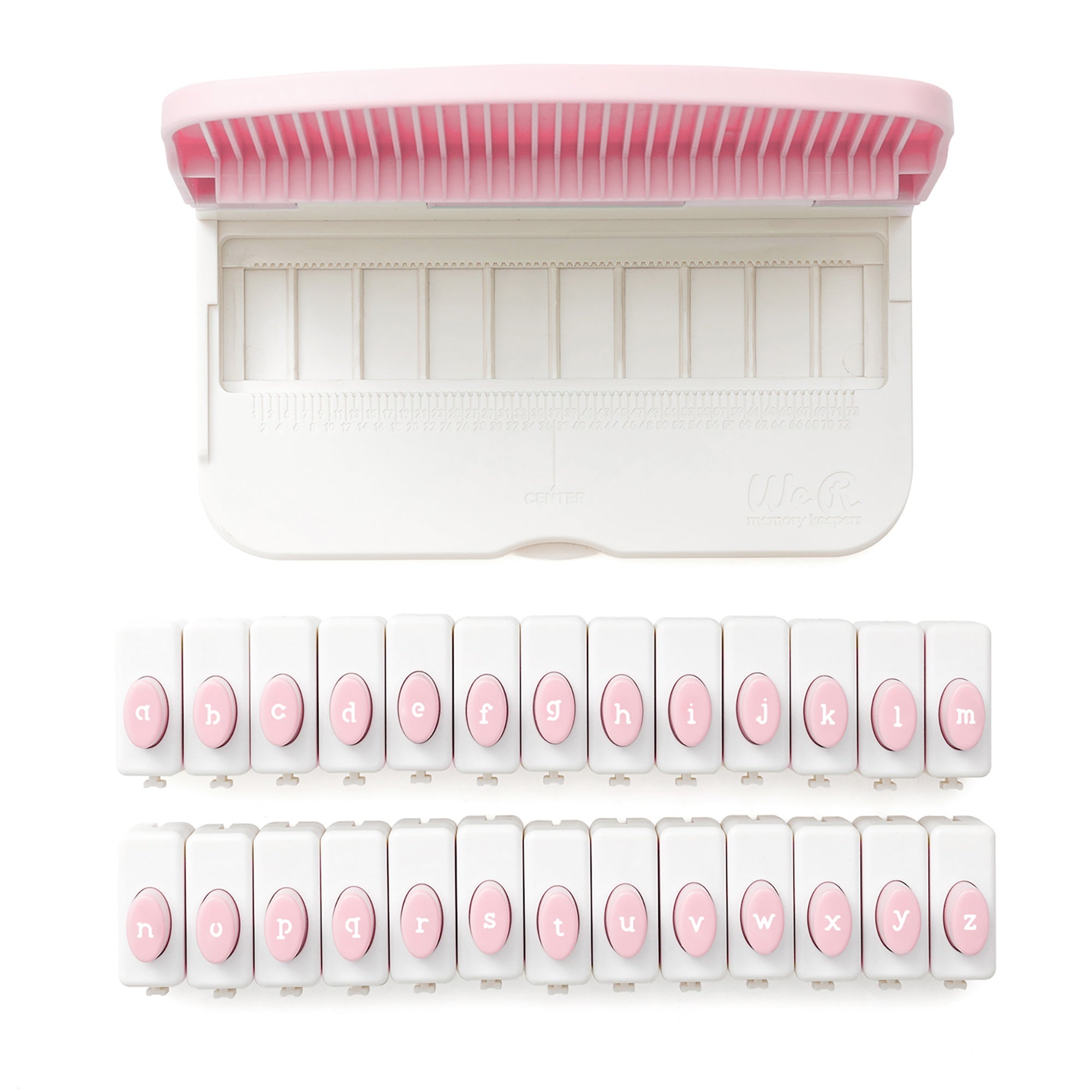 We R Makers Lower Case Alphabet Punch Board