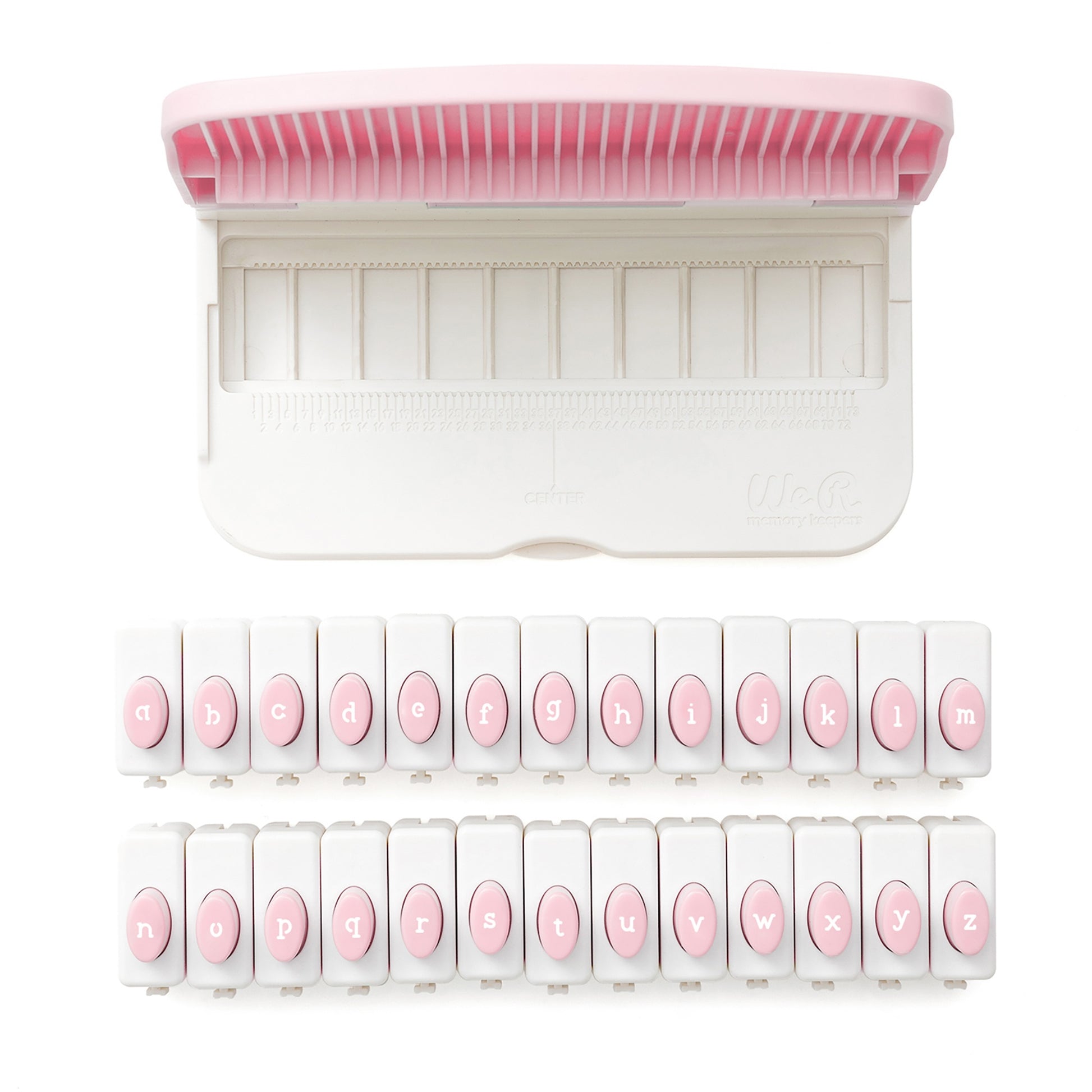 We R Makers Lower Case Alphabet Punch Board