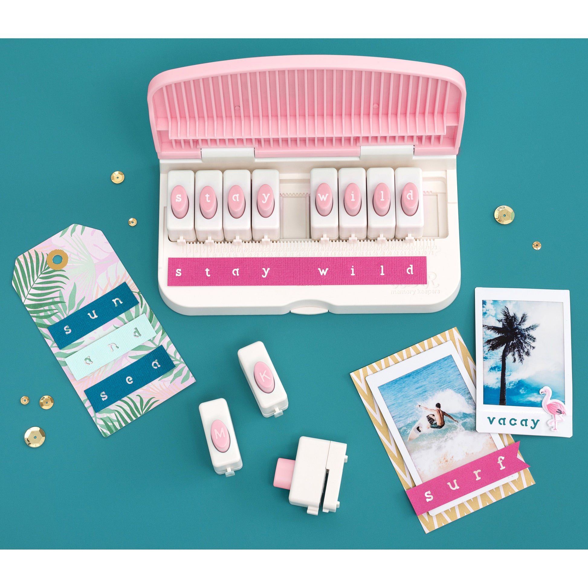 We R Makers Lower Case Alphabet Punch Board