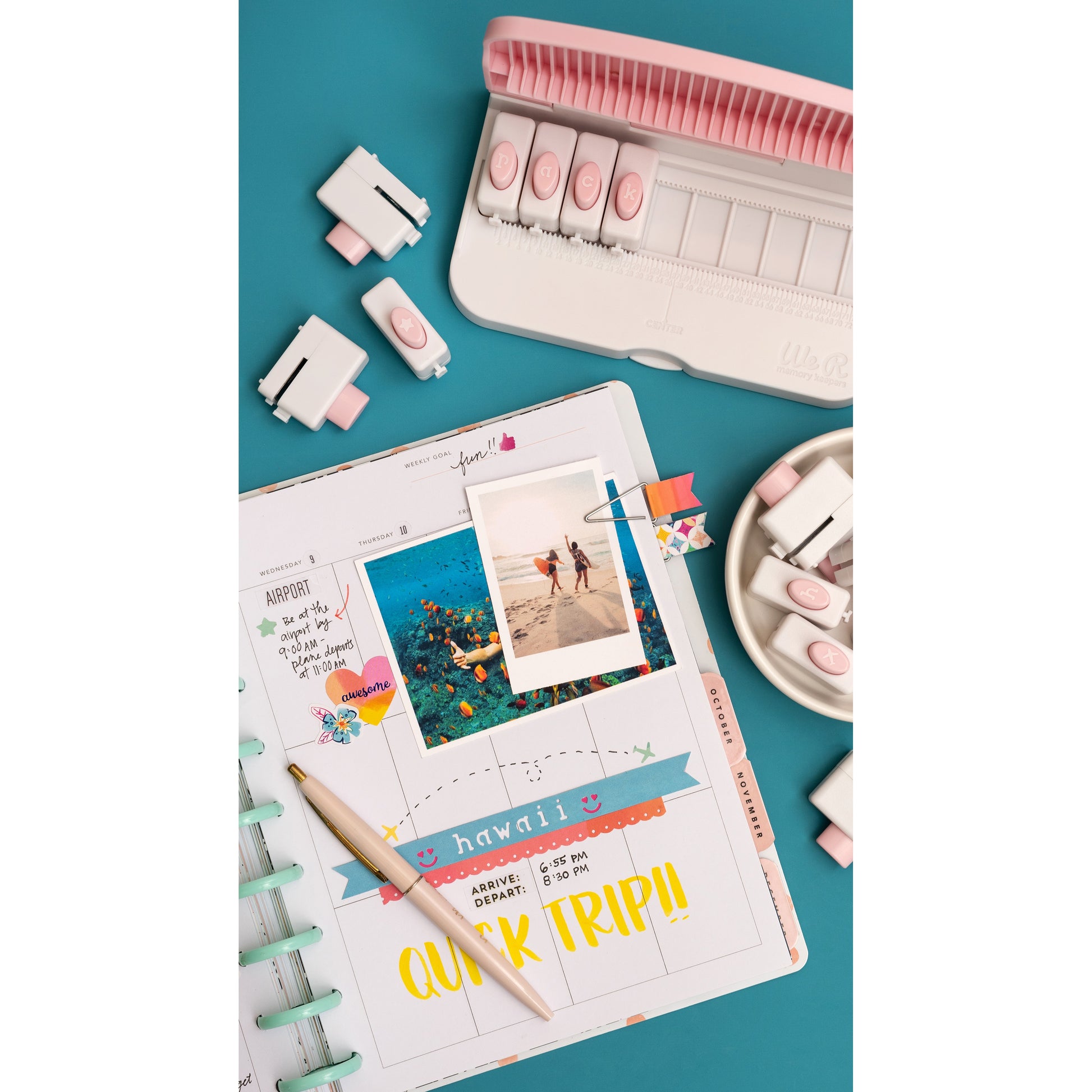 We R Makers Lower Case Alphabet Punch Board