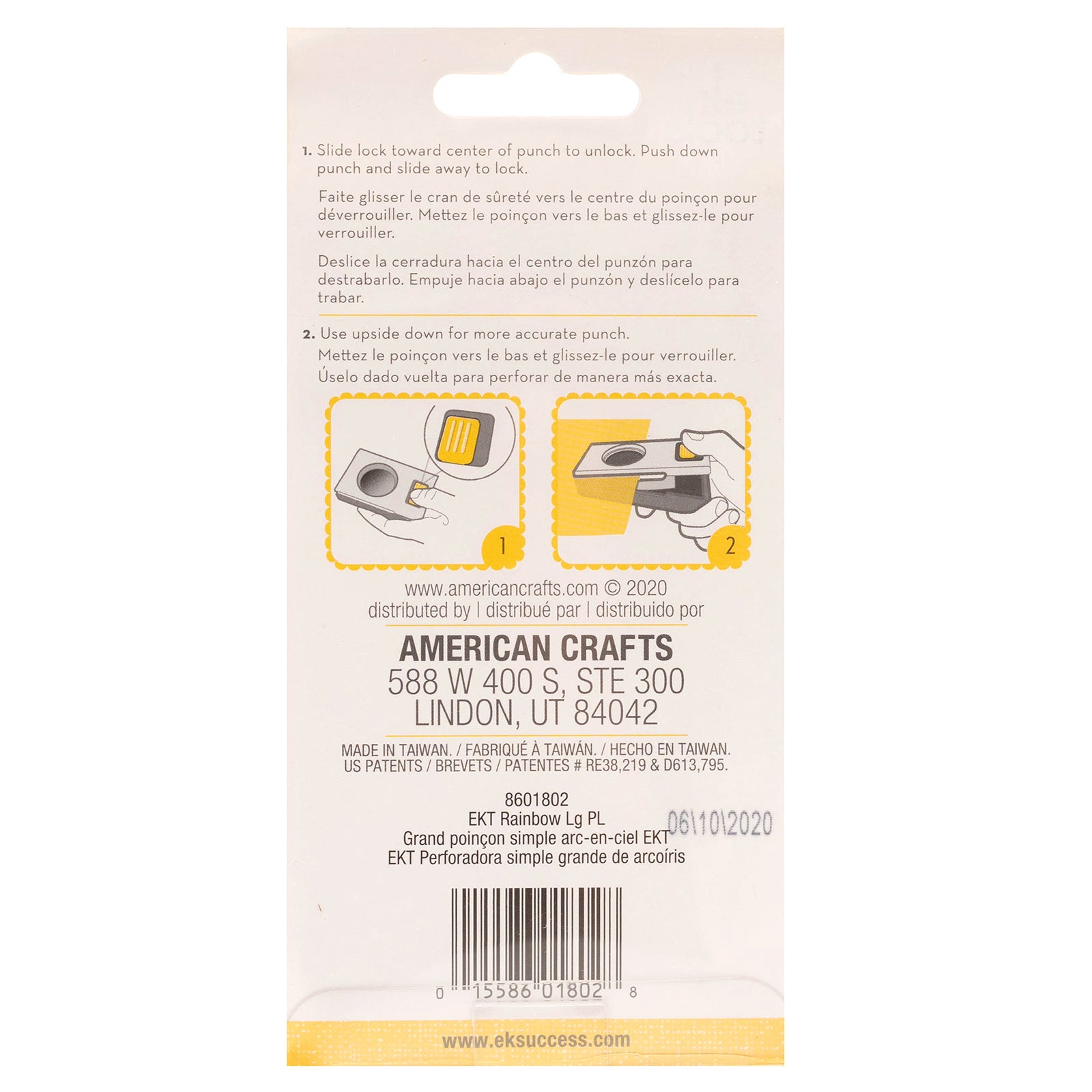 EK Tools Large Rainbow Punch