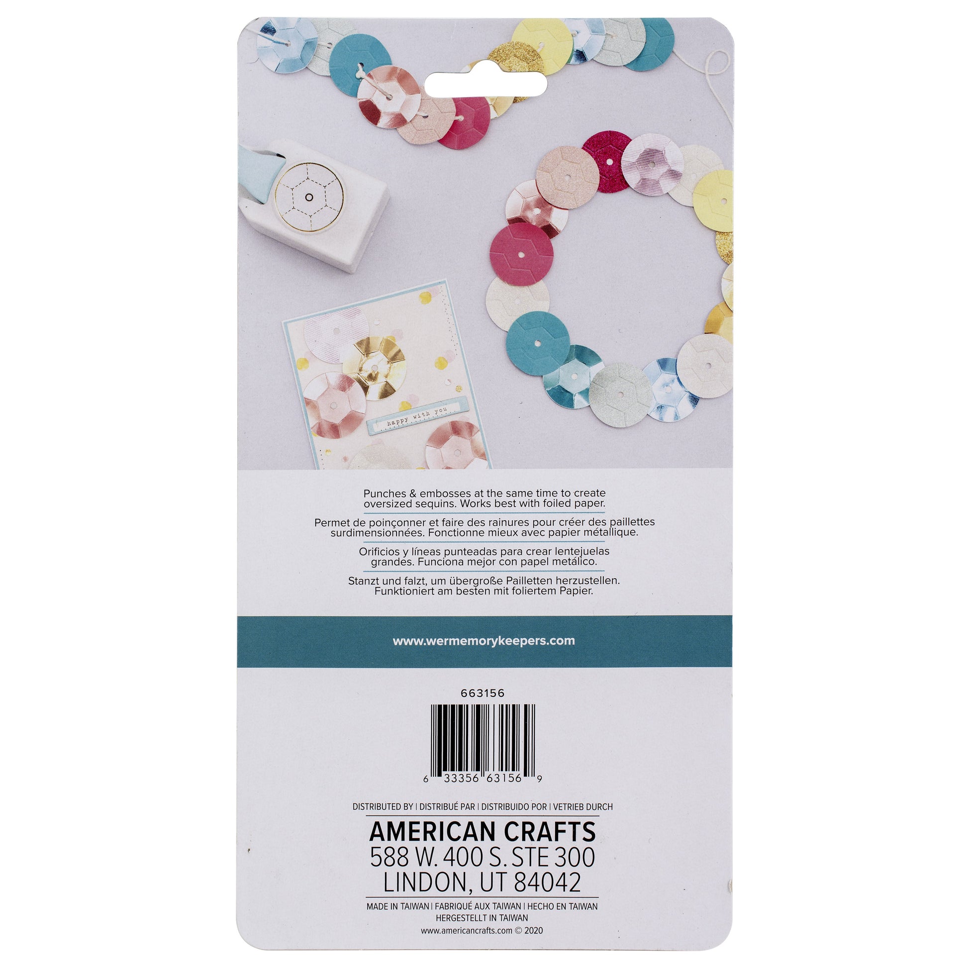 We R Makers 2" Sequin Embossing Punch