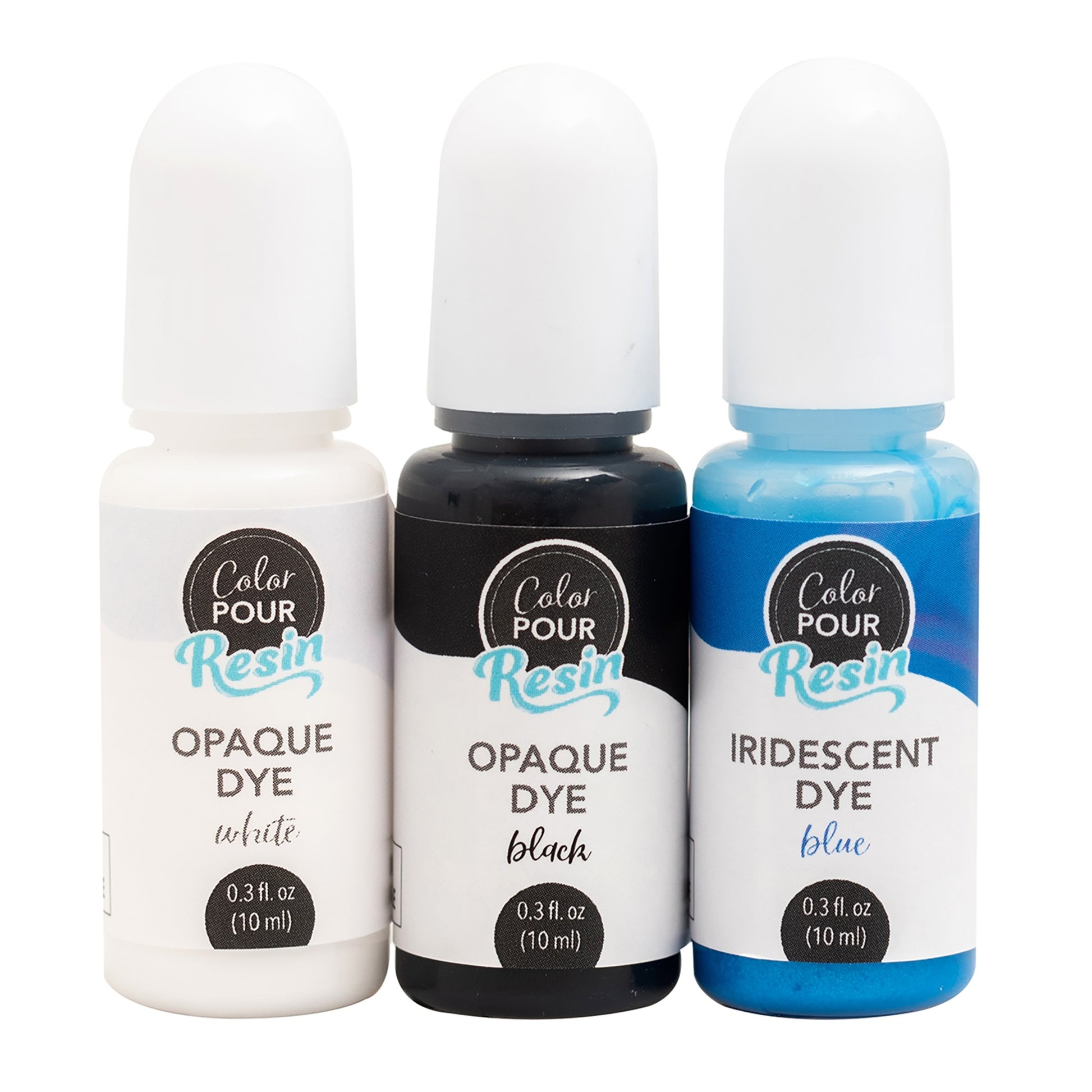 American Crafts Color Pour Resin .3oz 3 Pack - Iridescent