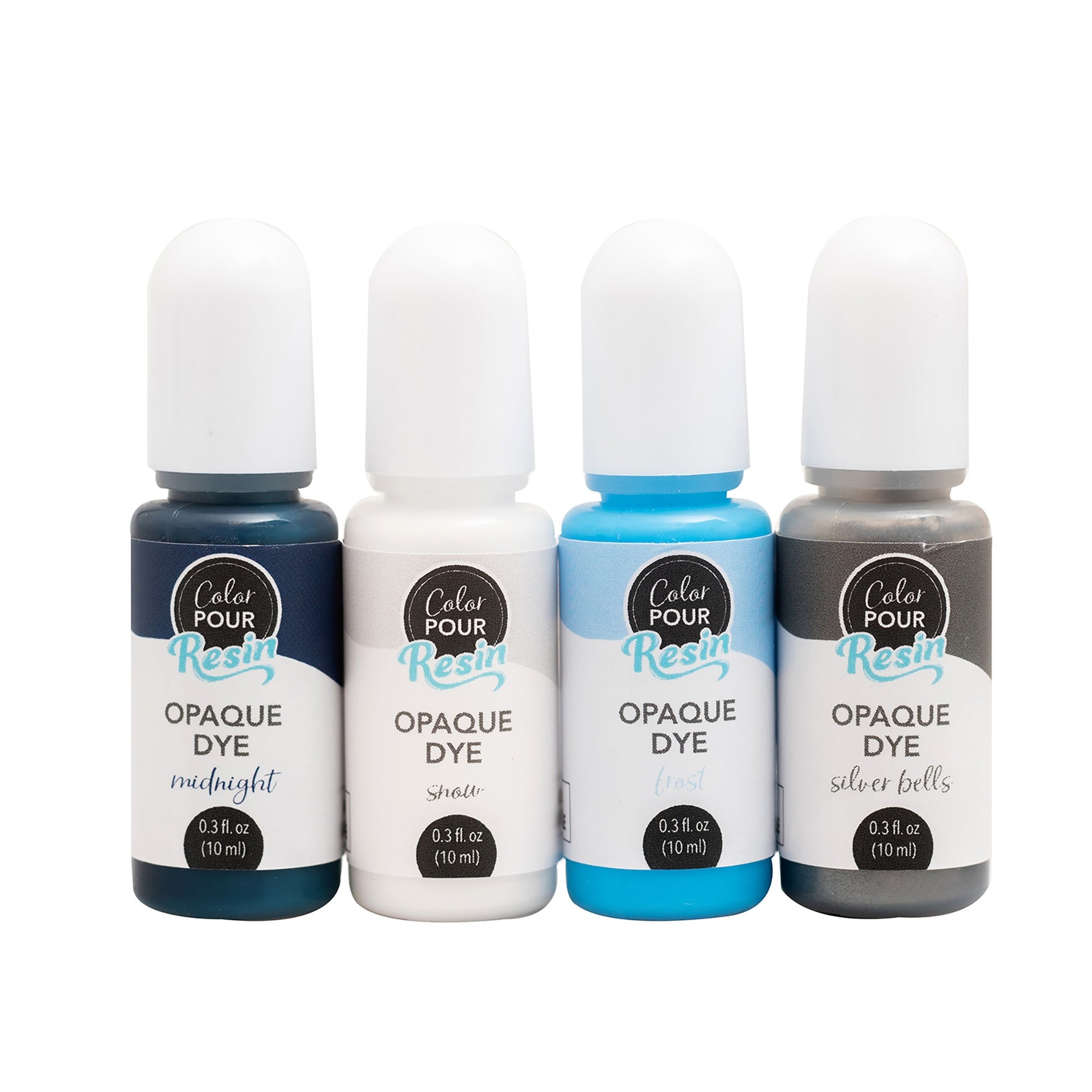American Crafts Color Pour Resin .3oz 4 Pack - Opaque - Winter