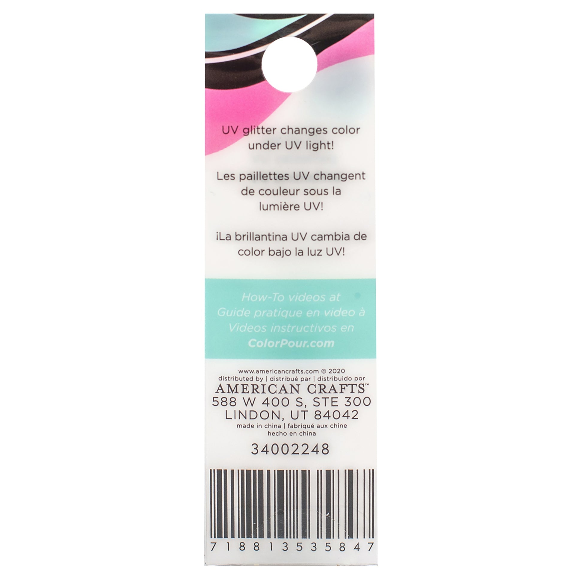 American Crafts Color Pour Mix-Ins 4 Pack - UVU Glitter