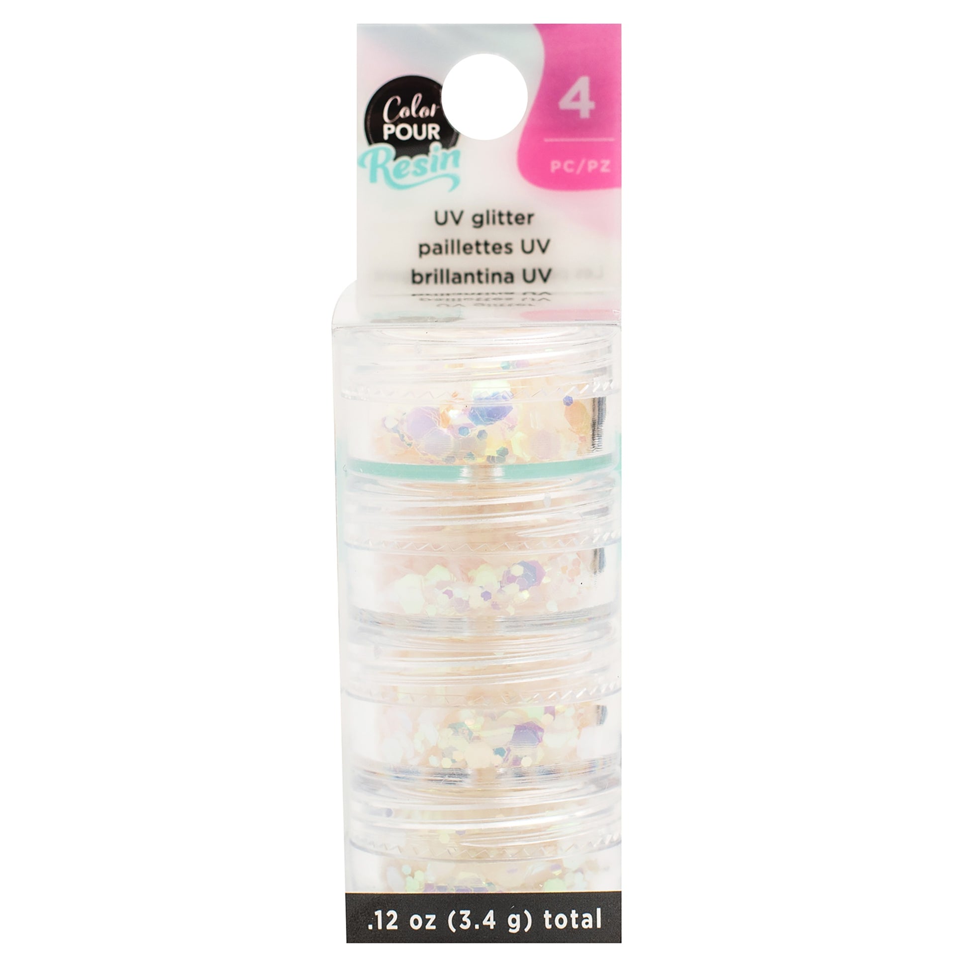 American Crafts Color Pour Mix-Ins 4 Pack - UVU Glitter