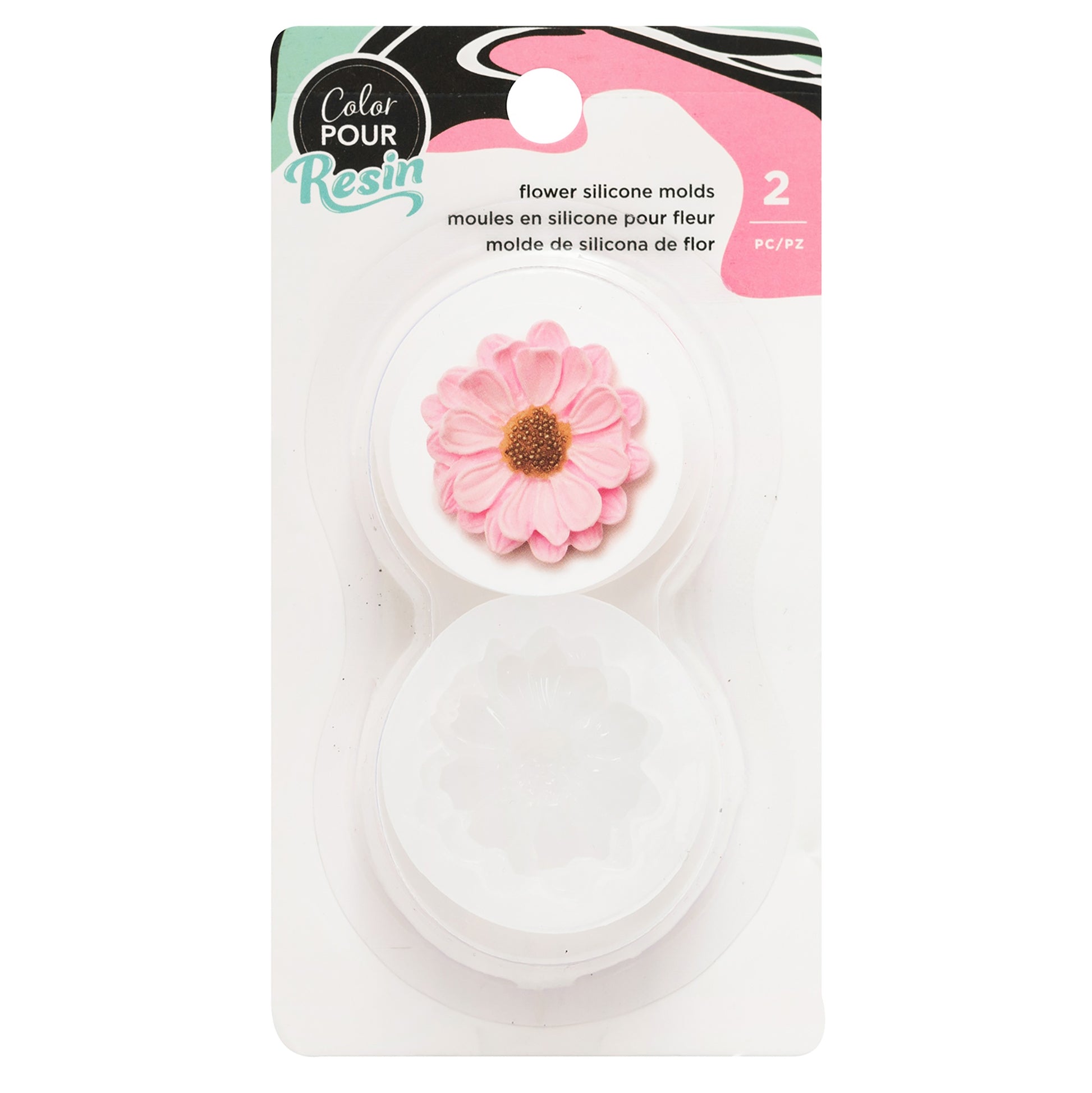AC Color Pour Flowers Resin Mold Set