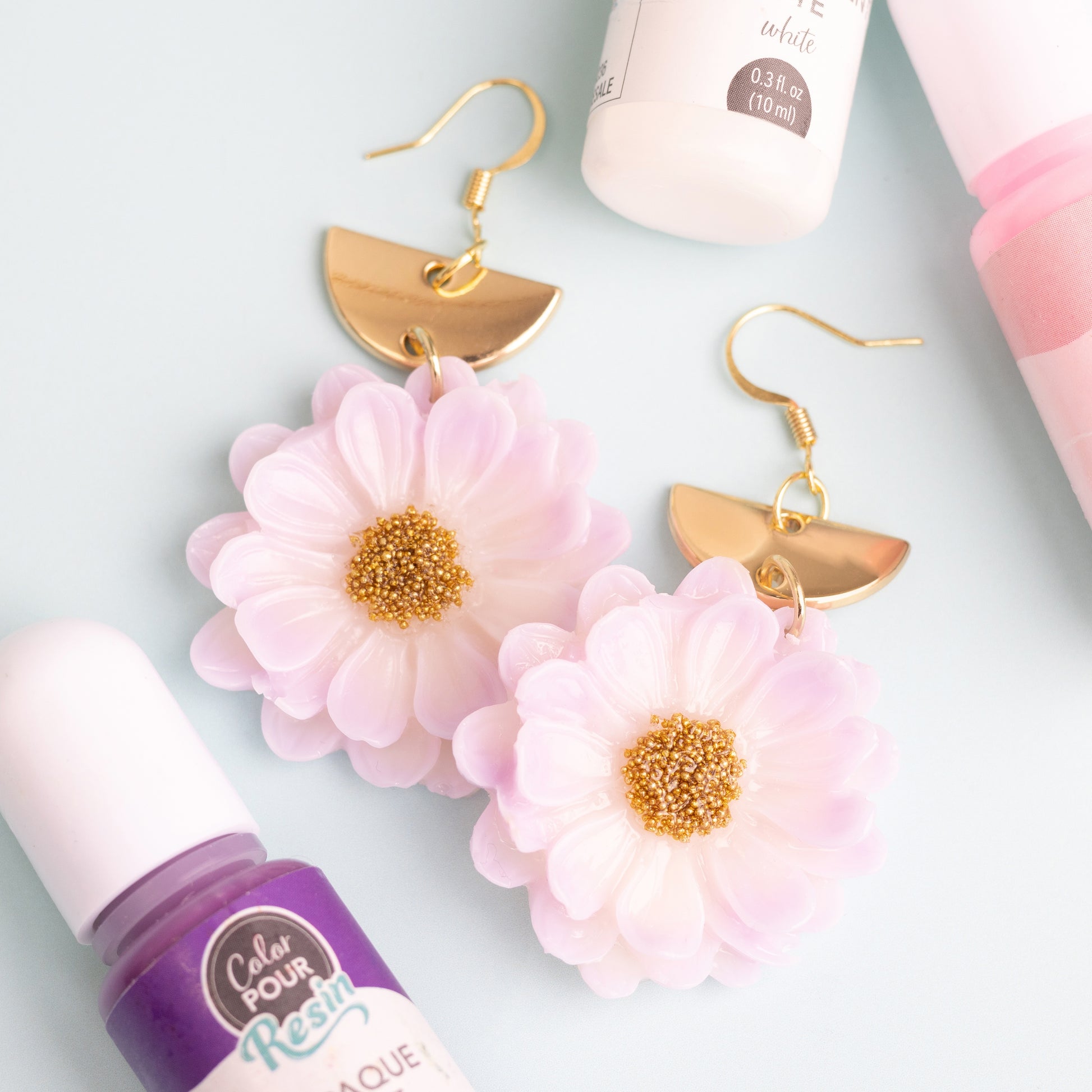 AC Color Pour Flowers Resin Mold Set