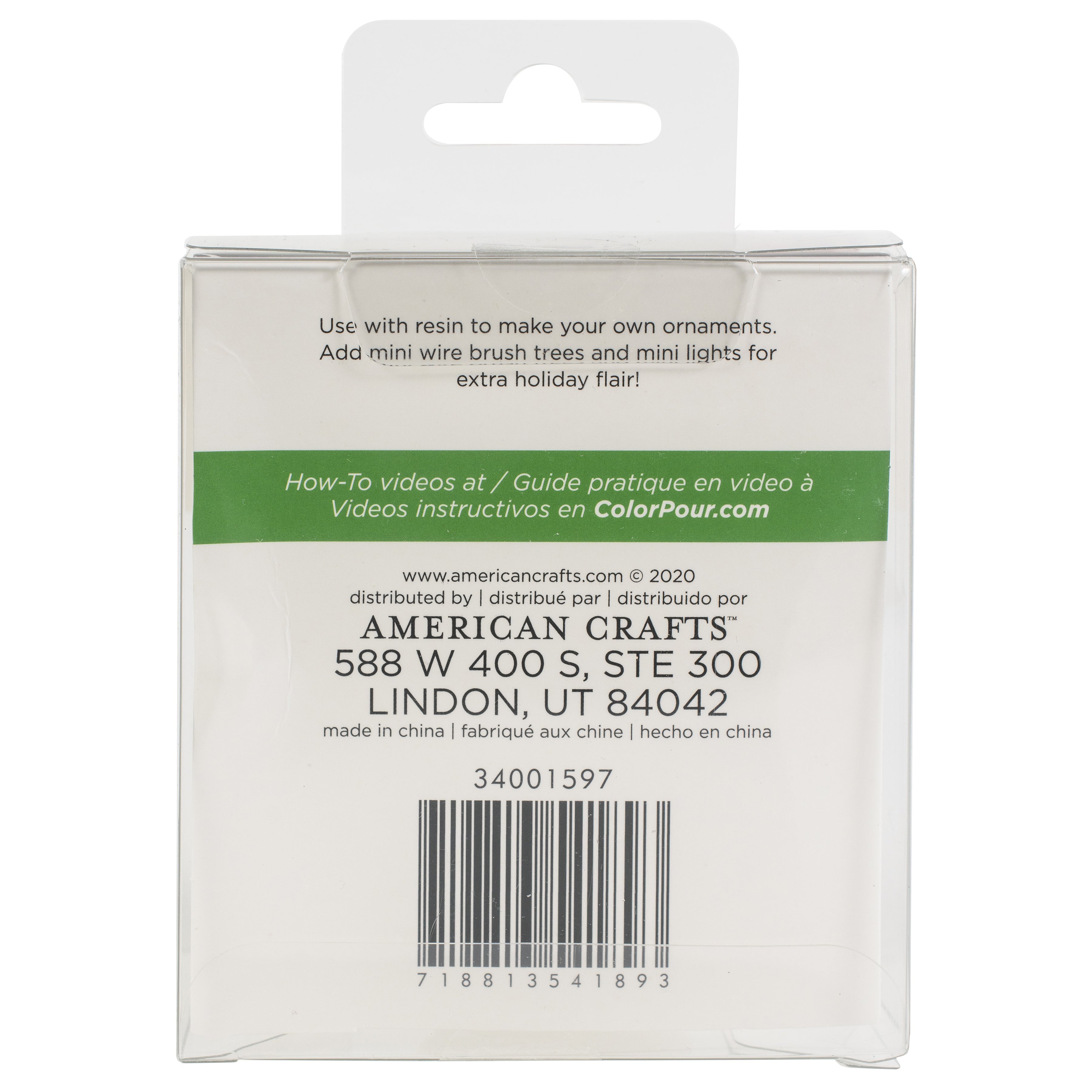 American Crafts Color Pour Resin Mold - Ornament