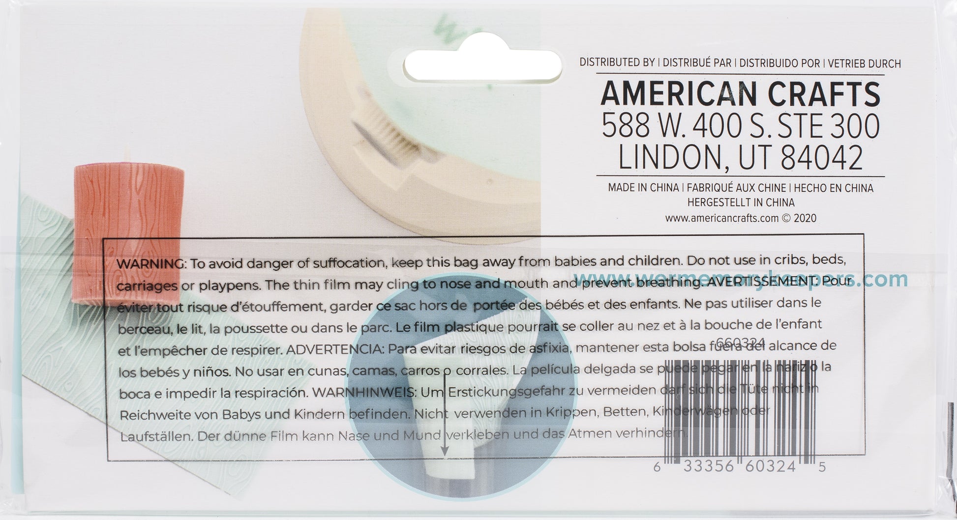 SUDS Soap Maker Mold Wrap - Wood Grain