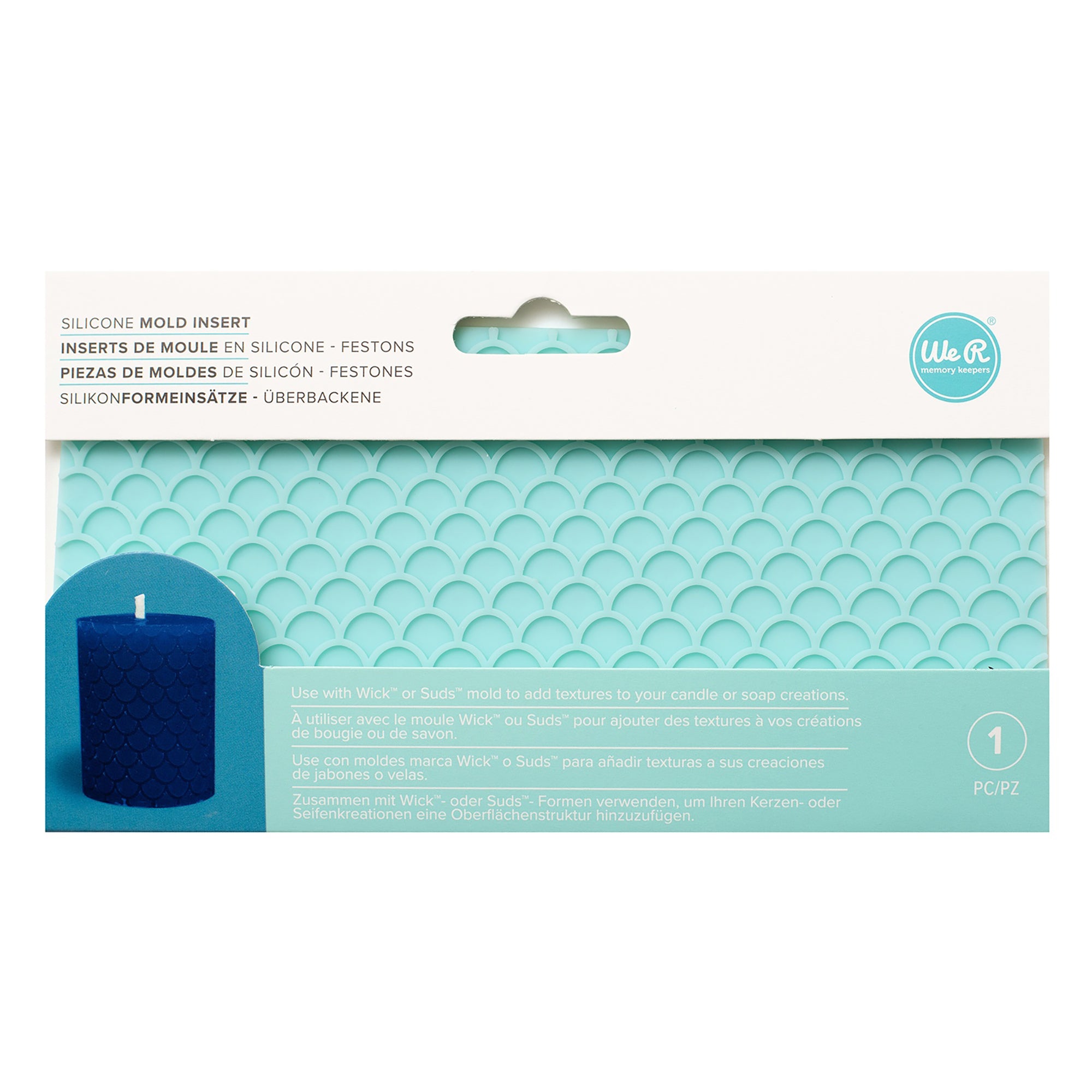 We R Makers SUDS Soap Maker Mold Insert-Scallop