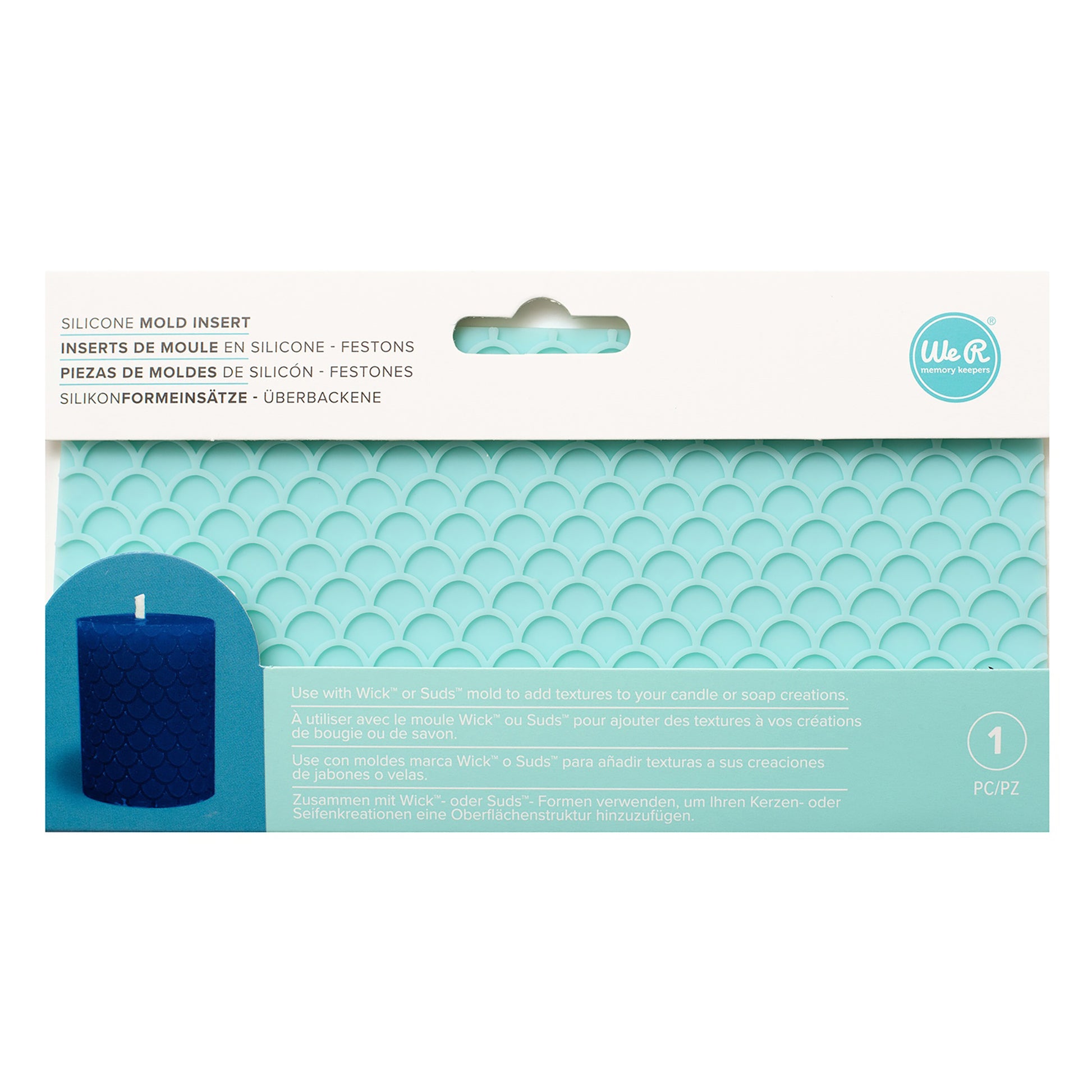 We R Makers SUDS Soap Maker Mold Insert-Scallop
