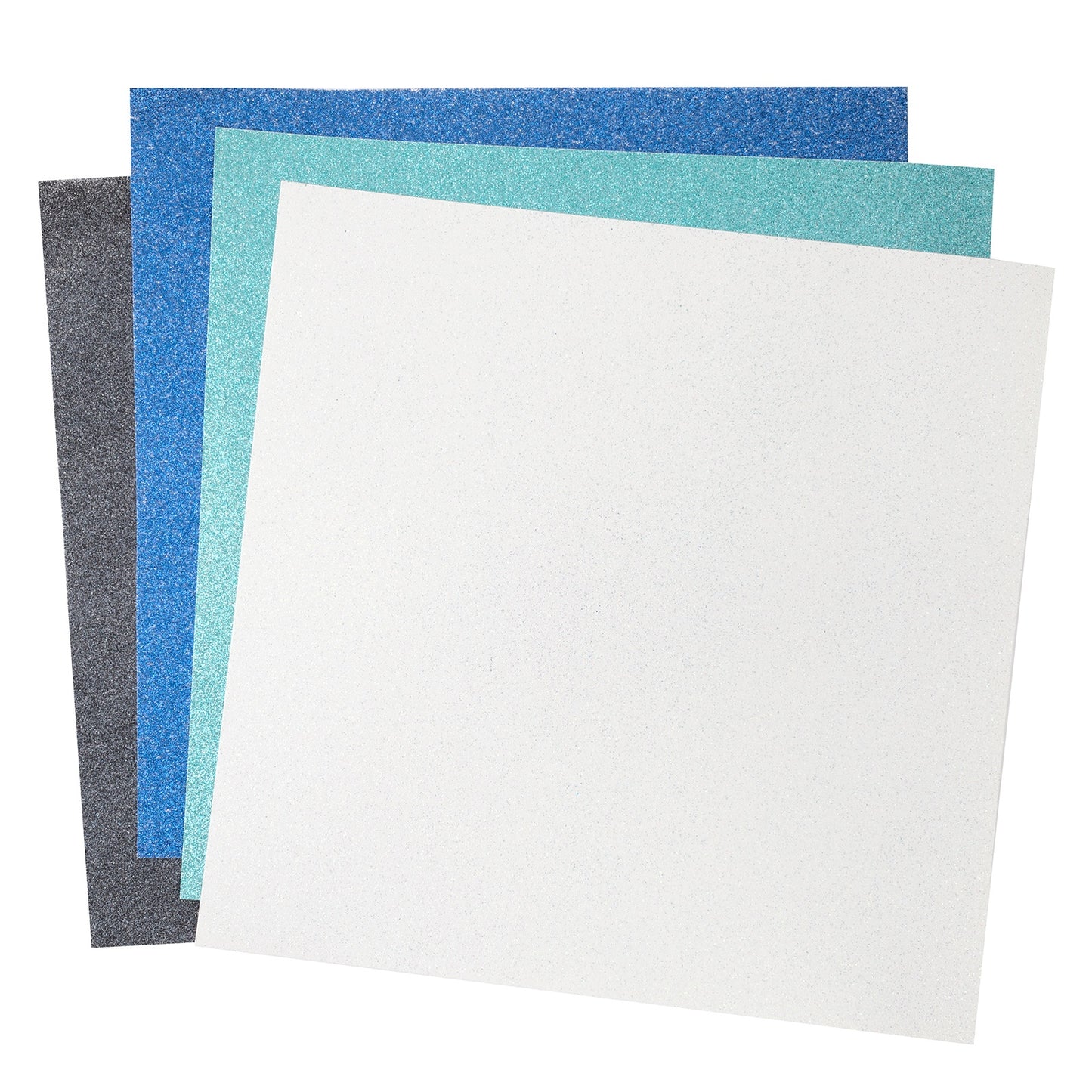 Colorbok Specialty Paper 12"X12" 10/Pkg-Glitter Glacier