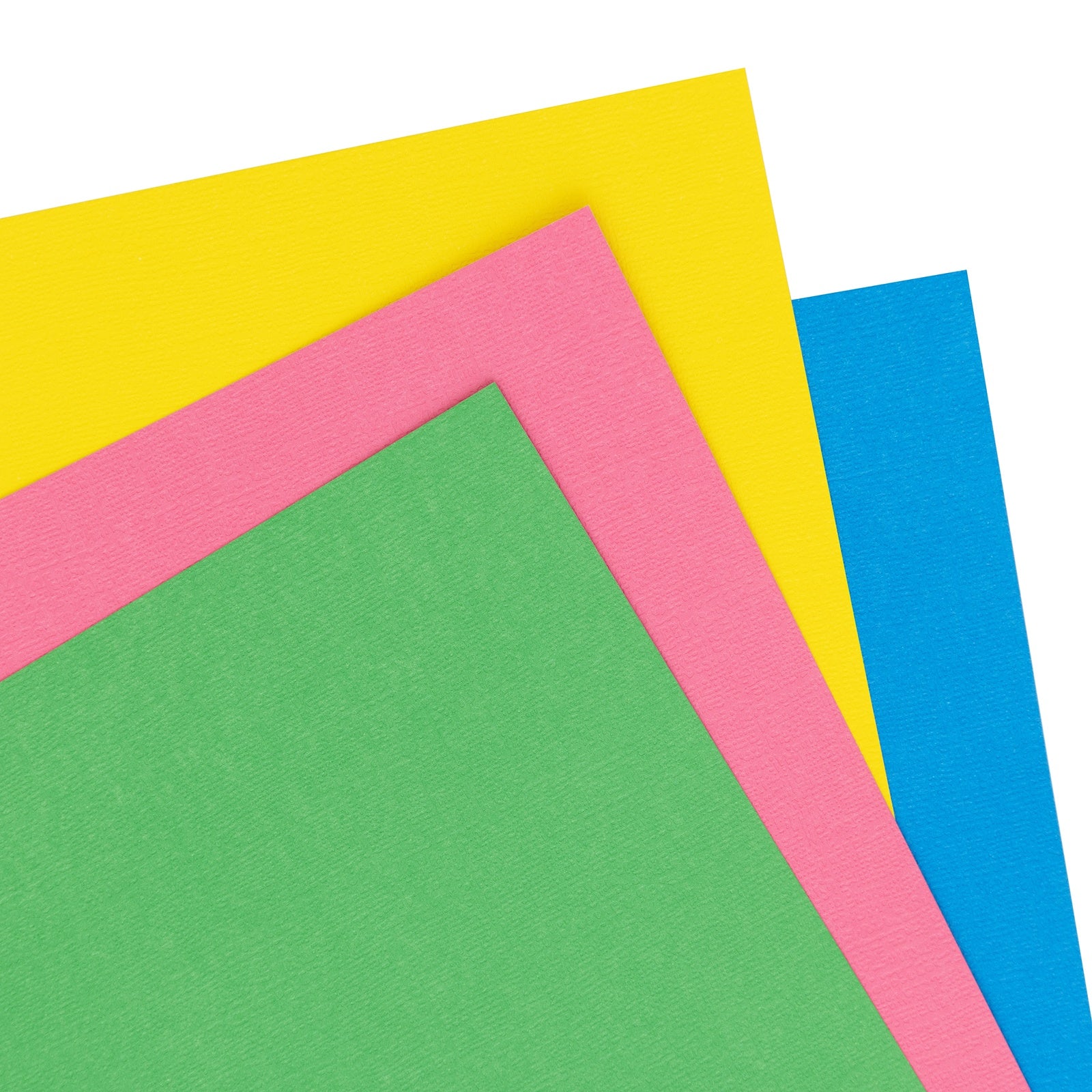 Colorbok Textured Cardstock Pad 12"X12" 30/Pkg-Primary Pizazz