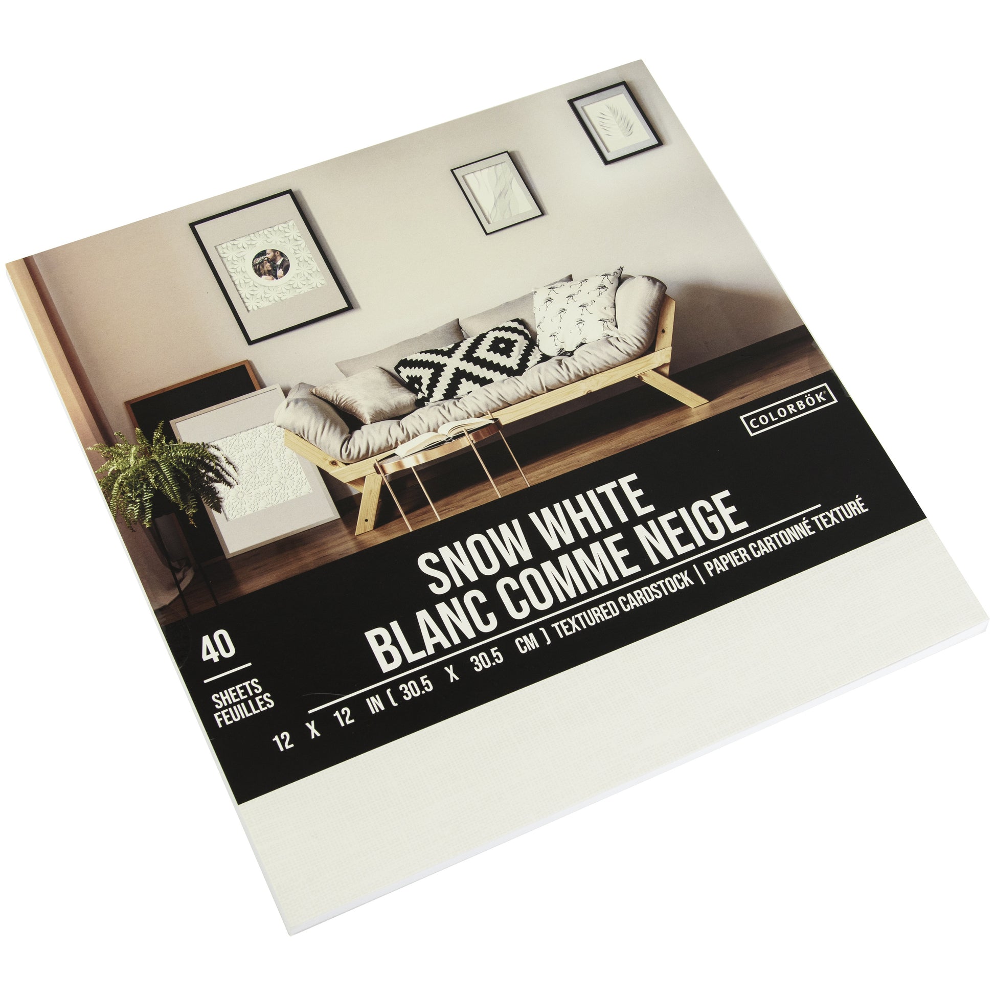Colorbok Textured 12x12" Solid Color Cardstock Pads