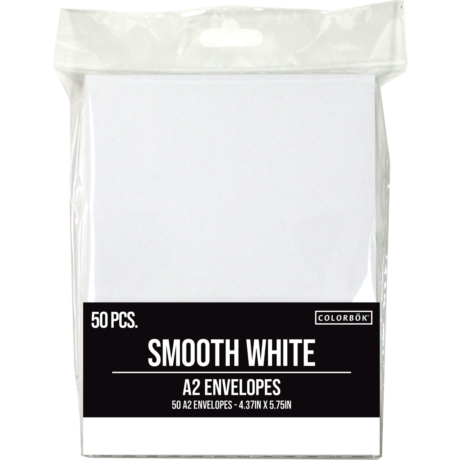 Colorbok A2 Envelopes (4.375"X5.75") 50/Pkg-White
